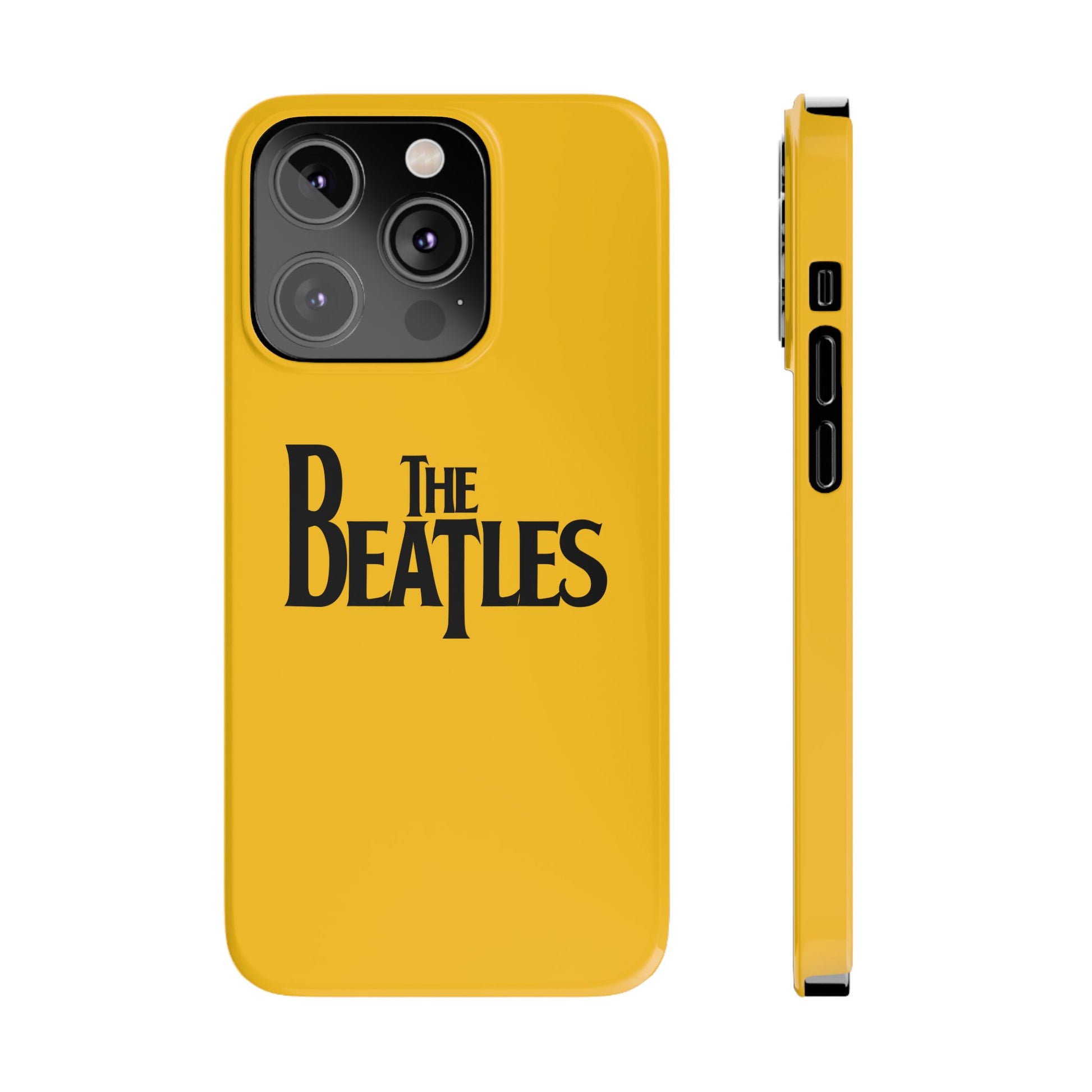 The Beatles Basic Yellow Slim Phone Case - iPhone - Roe Creation