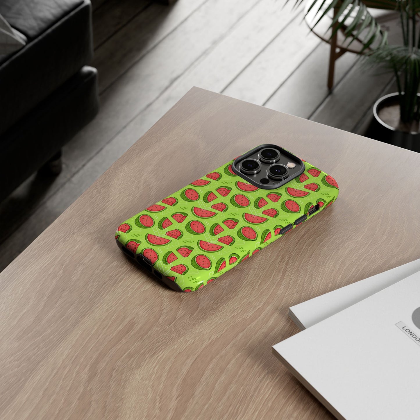 Watermelon Tough iPhone Case – Vibrant Fruit Phone Cover for Summer Vibes - Roe Creation