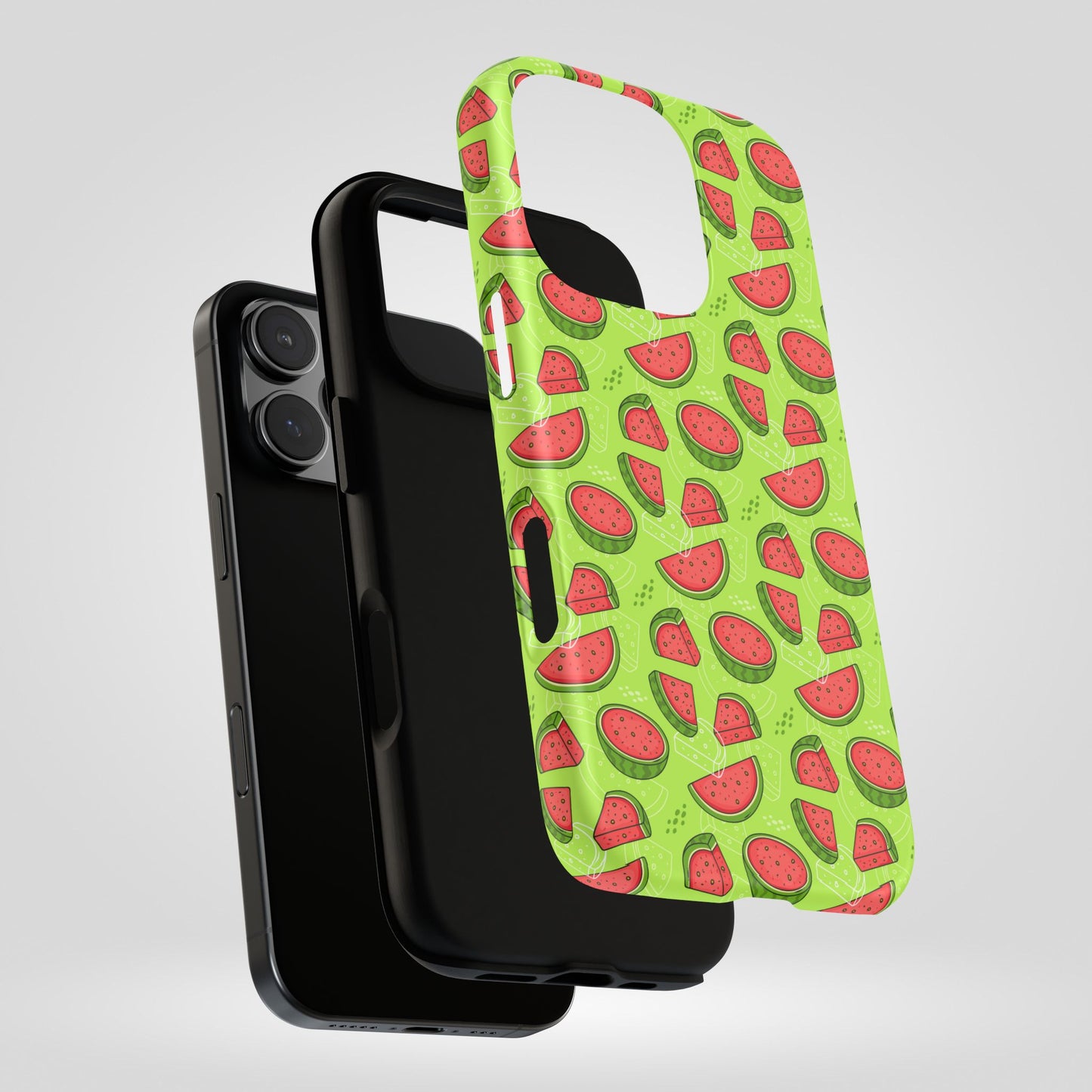 Watermelon Tough iPhone Case – Vibrant Fruit Phone Cover for Summer Vibes - Roe Creation