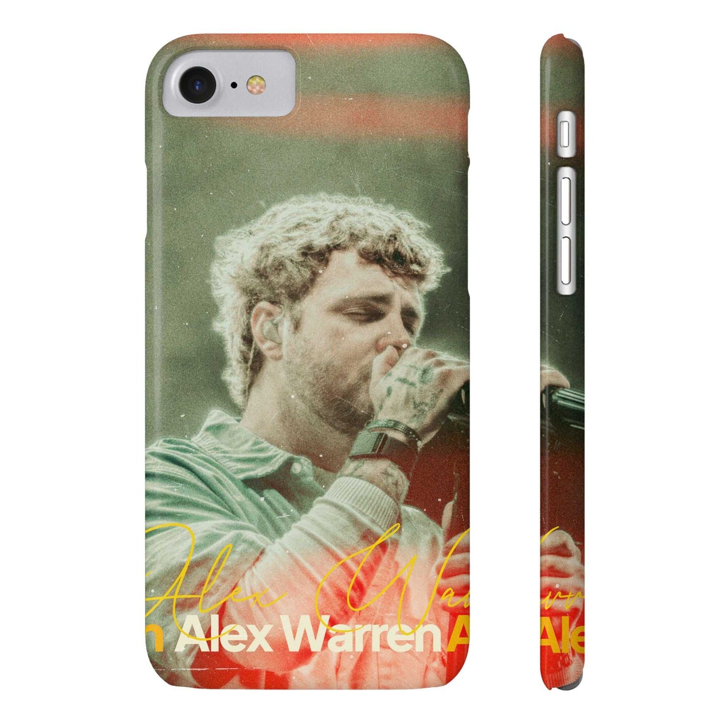 Alex Warren Slim Phone Cases for Lovers, Unique Smartphone Covers, Perfect for Gifting, Concert Enthusiasts.