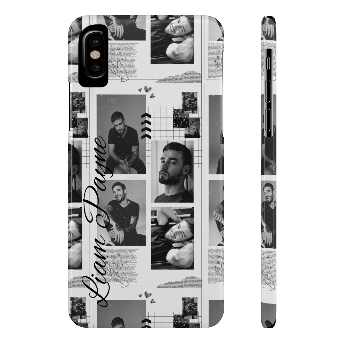 Liam Payne Slim Phone Case - Personalised Collage Design