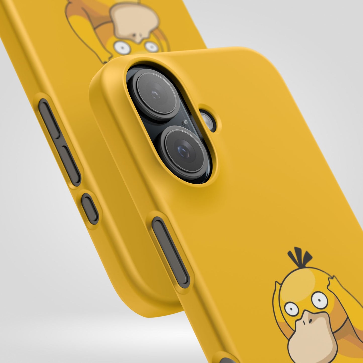 Psyduck Pokemon Snap Phone Cases, Yellow, Cartoon - iPhone, Samsung