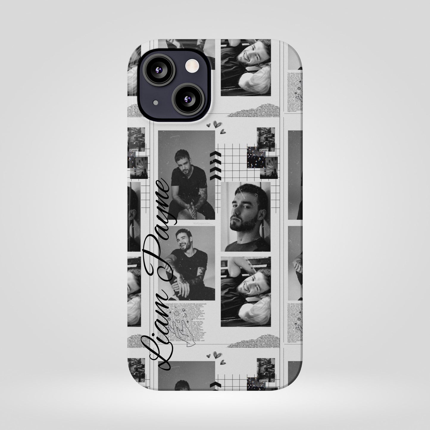 Liam Payne Slim Phone Case - Personalised Collage Design