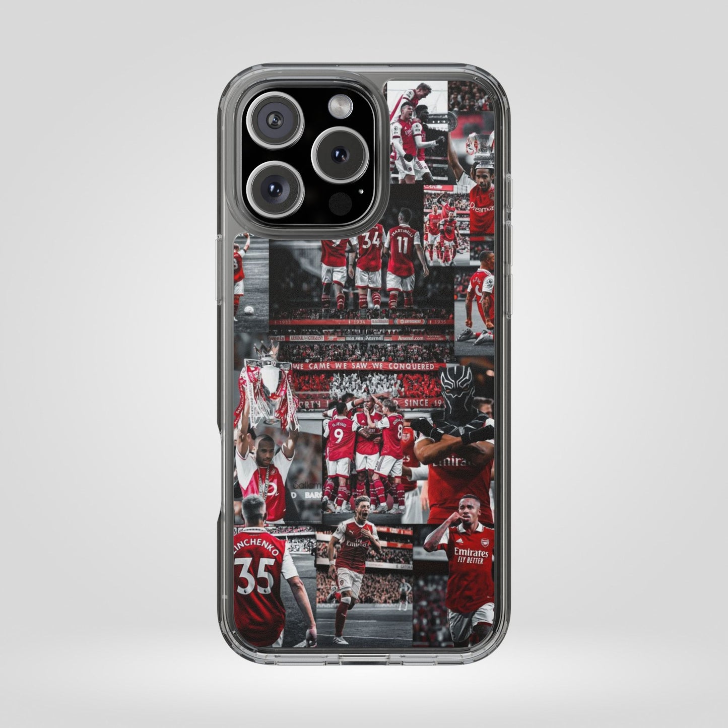 Arsenal Clear Phone Case - Stylish Fan Accessories for Game Day