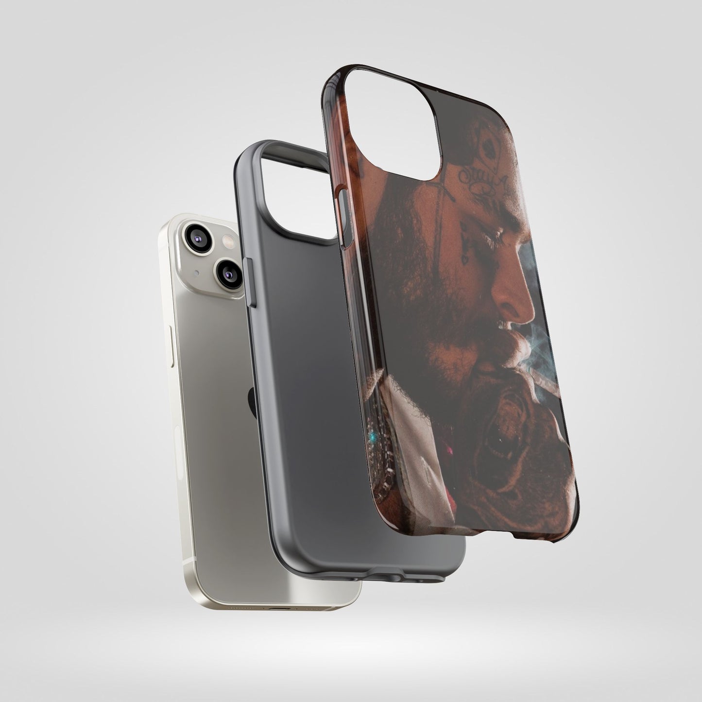 Post Malone Tough Cases for Fans - Artistic Phone Case with Smoky Vibe