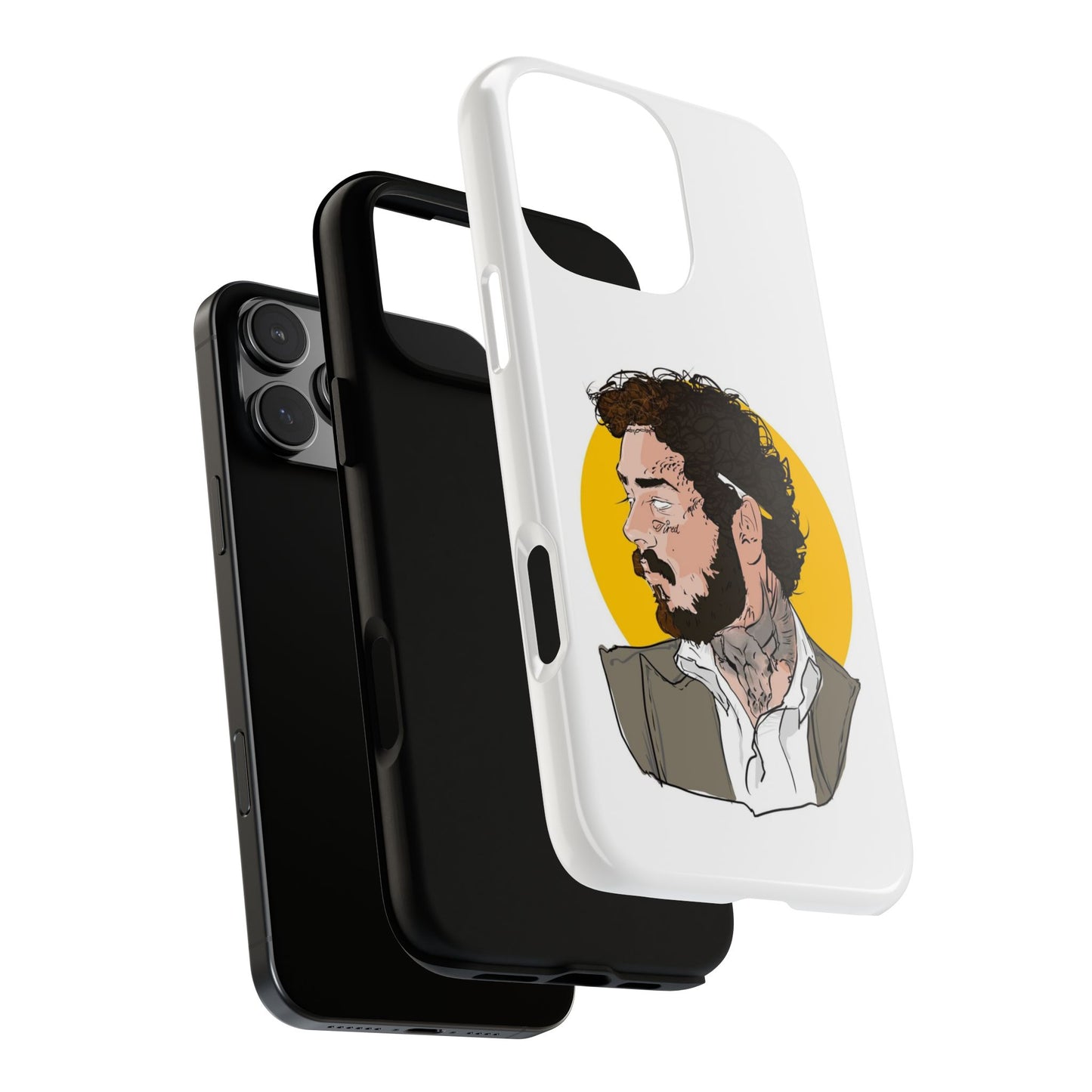 Post Malone iPhone Case - Tough Cases with Unique Illustration Design