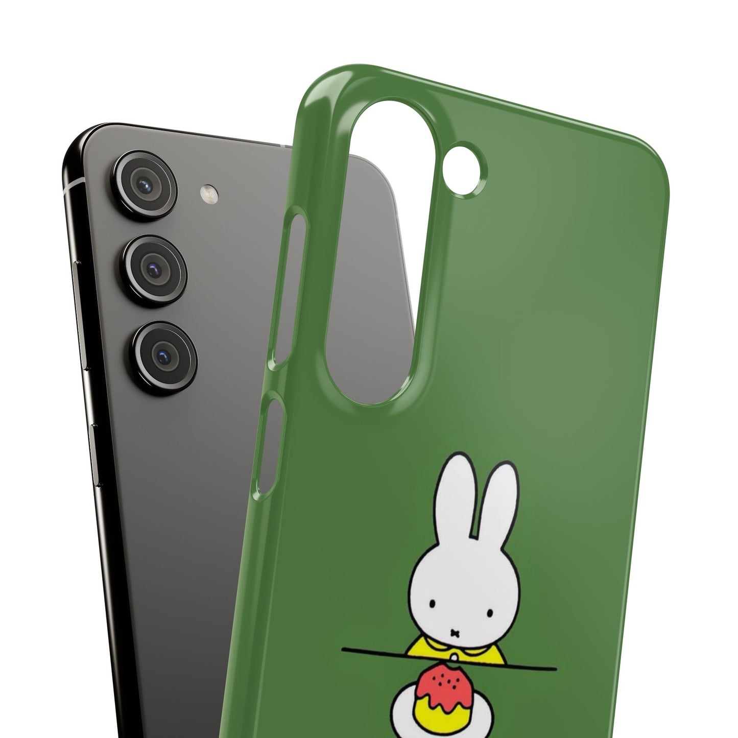 Miffy Phone Case, Snap Case, Green Miffy - iPhone, Samsung
