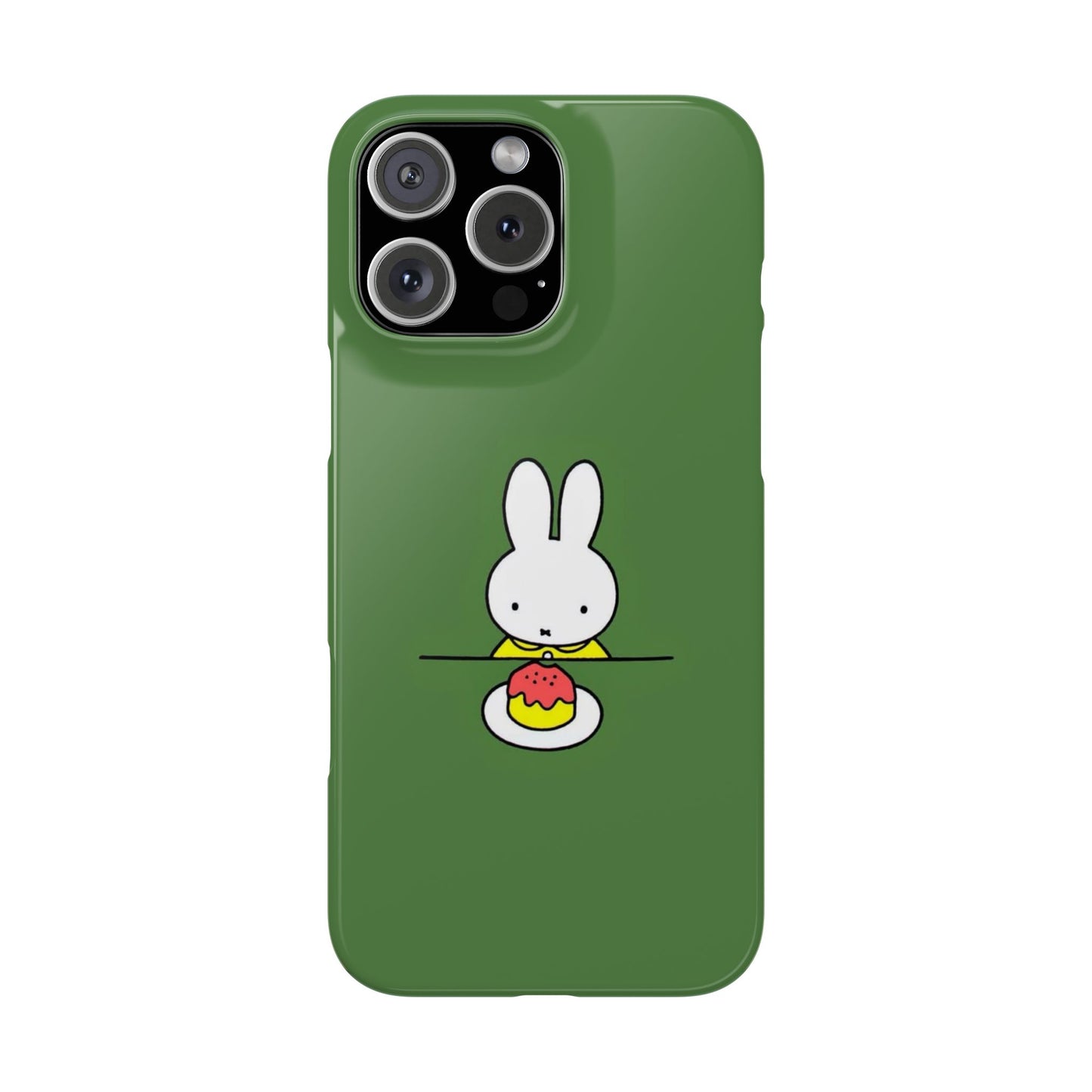 Miffy Phone Case, Snap Case, Green Miffy - iPhone, Samsung