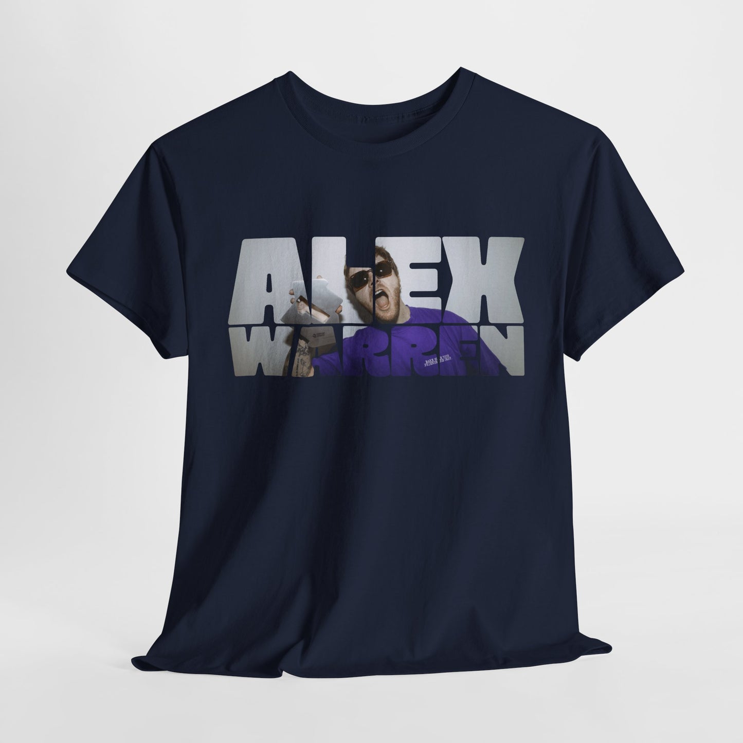 Alex Warren Unisex Heavy Cotton Tee - Casual Graphic Tee for Fans