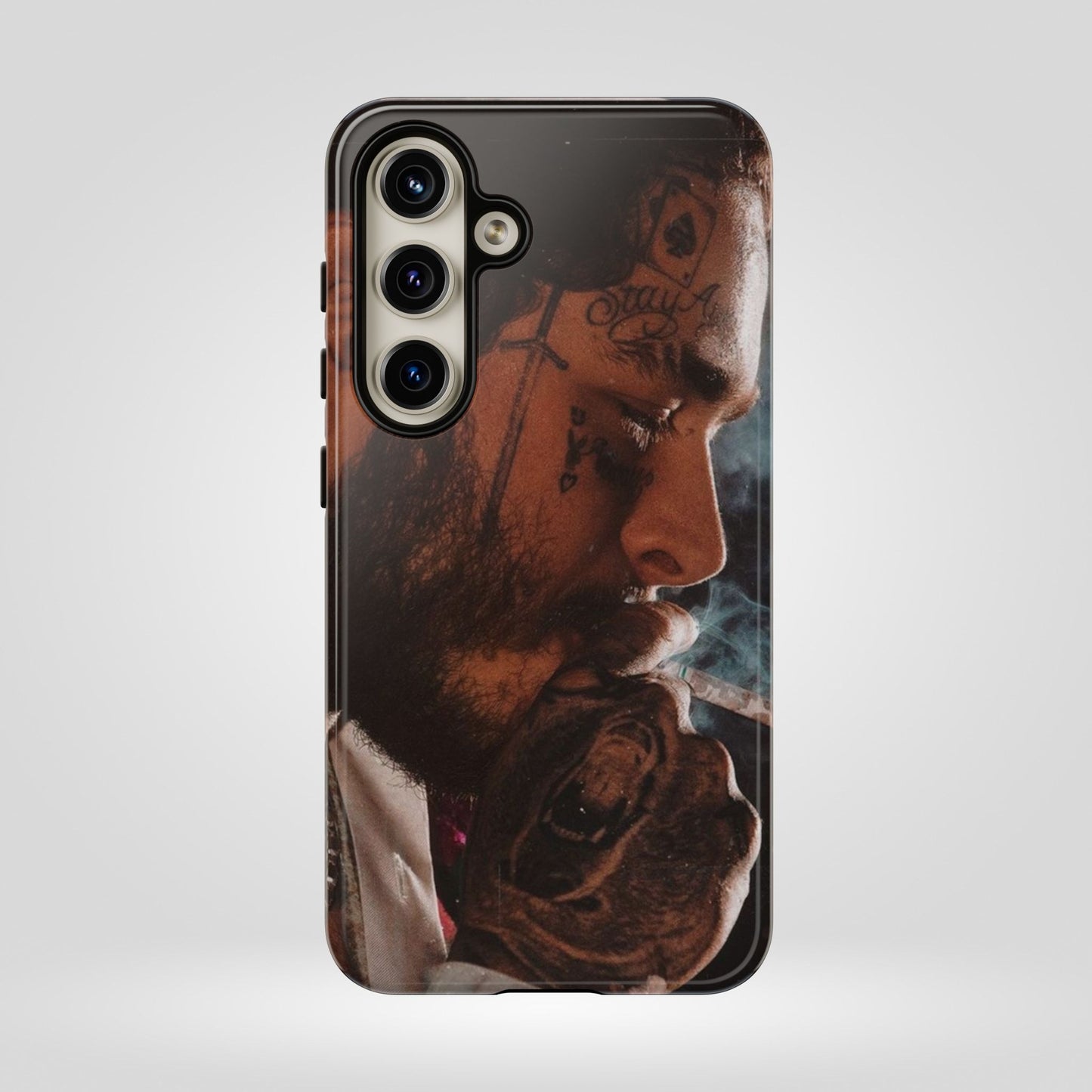 Post Malone Tough Cases for Fans - Artistic Phone Case with Smoky Vibe