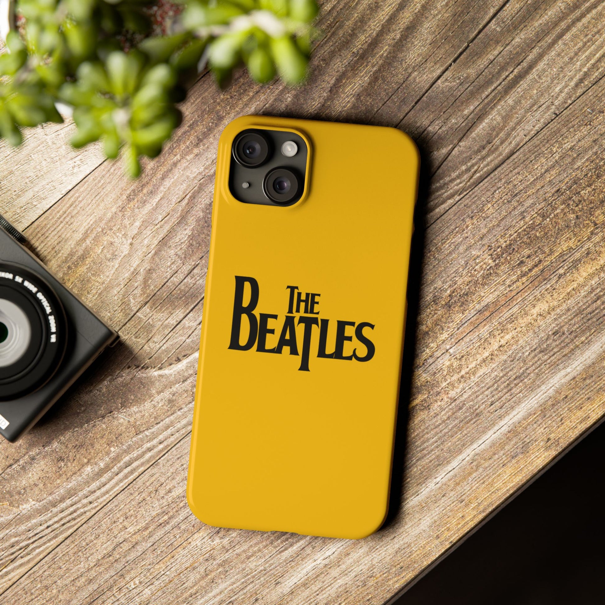 The Beatles Basic Yellow Slim Phone Case - iPhone - Roe Creation