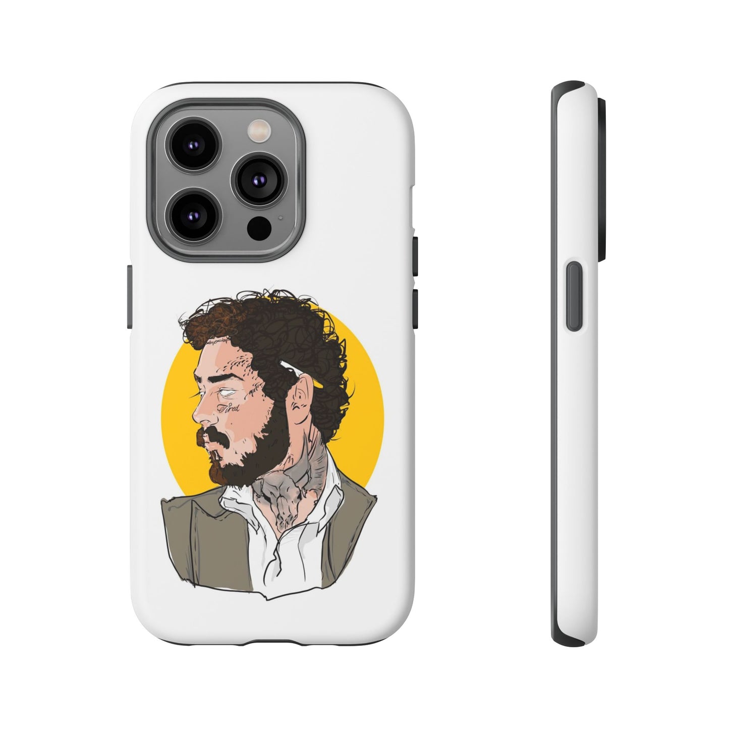 Post Malone iPhone Case - Tough Cases with Unique Illustration Design