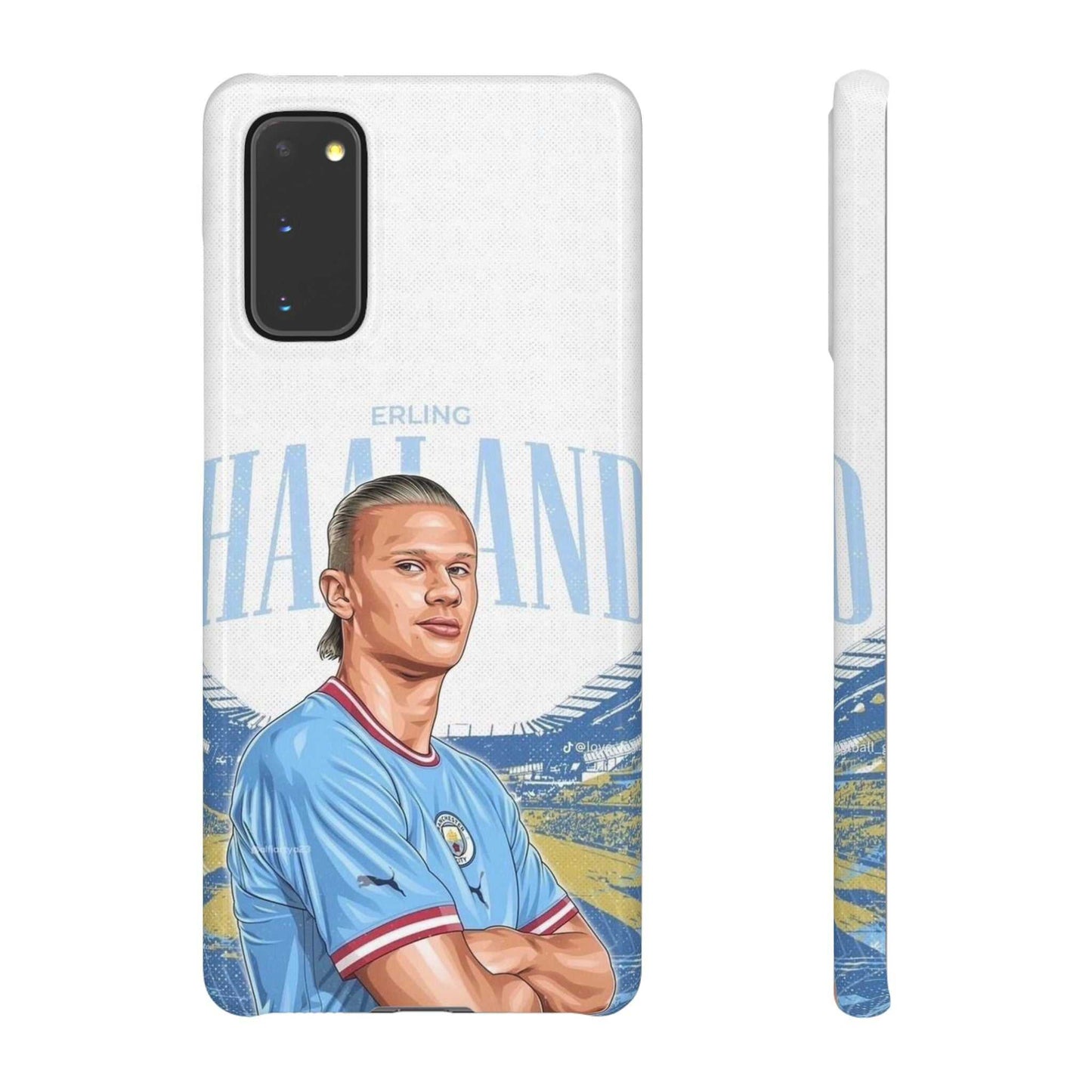 Erling Haaland Snap Case | Personalized Phone Case for Manchester City Fans.