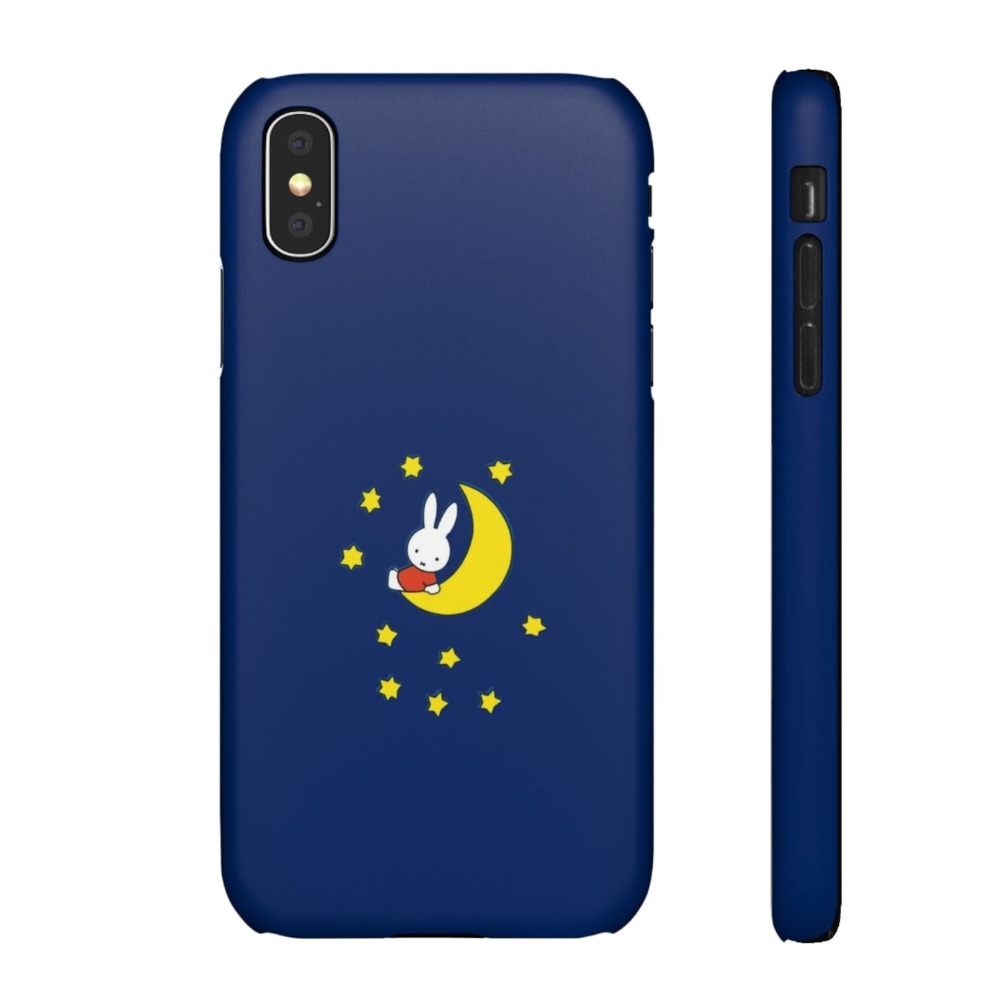 Miffy Phone Case, Moon Snap Case for Phone - Nighttime Design, iPhone, Samsung.