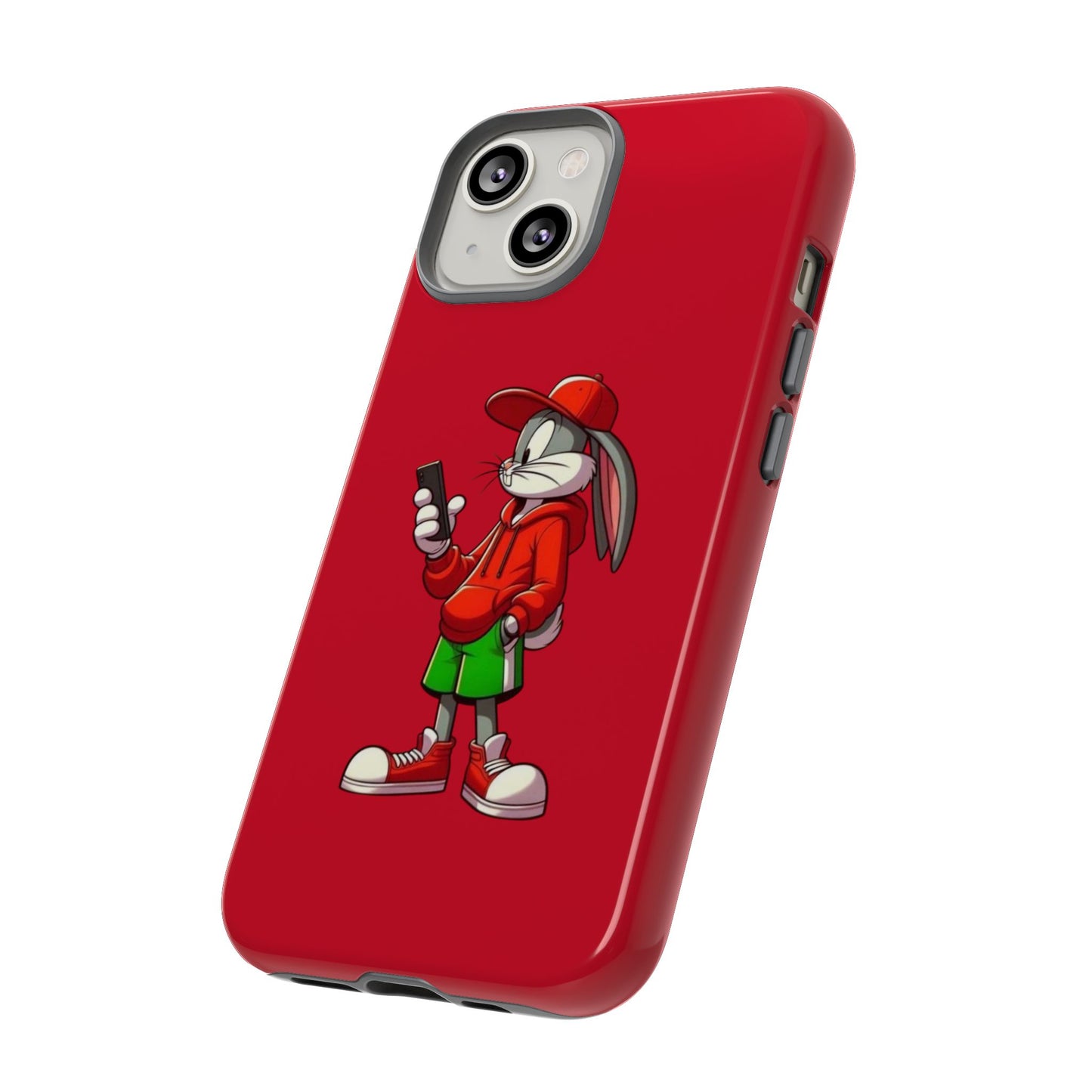 Bugs Bunny Cartoon Character Phone Case - Tough Cases Featuring Stylish Rabbit Design.