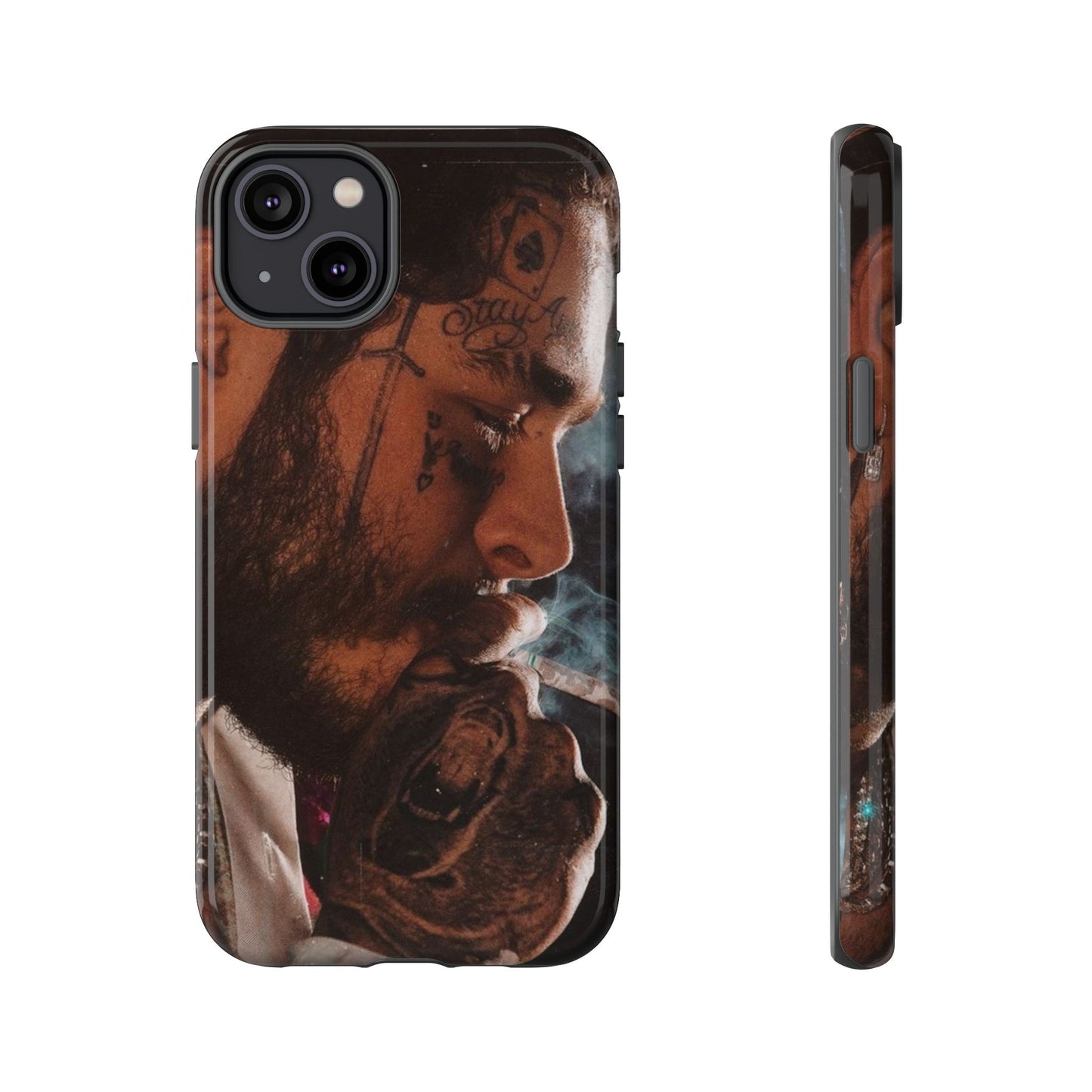 Post Malone Tough Cases for Fans - Artistic Phone Case with Smoky Vibe