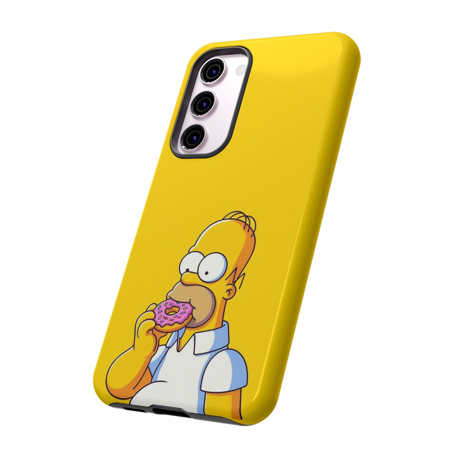 Homer Simpson Phone Case - iPhone, Samsung, Unique Protection for Fans, Cartoon Phone Cover, Gift for Simpsons Lovers, Durable Tough Case