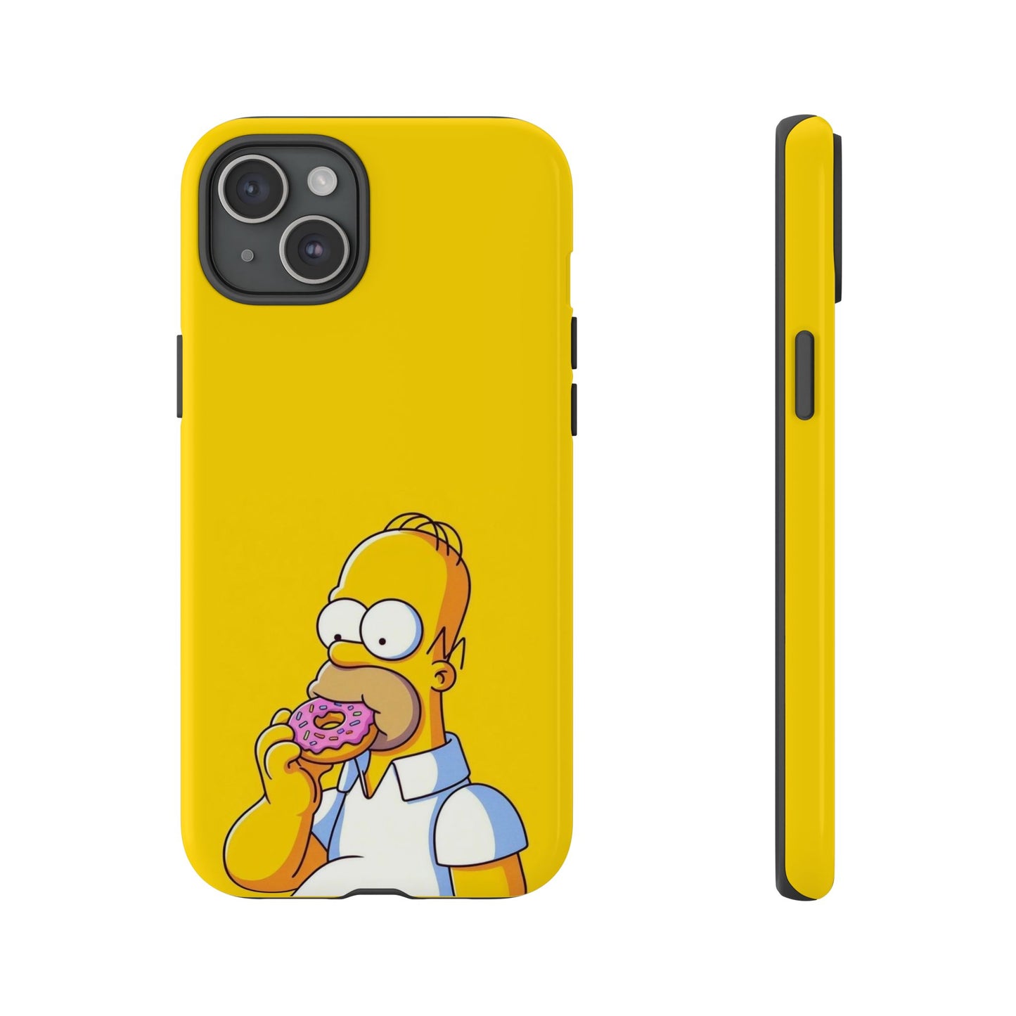 Homer Simpson Phone Case - iPhone, Samsung, Unique Protection for Fans, Cartoon Phone Cover, Gift for Simpsons Lovers, Durable Tough Case