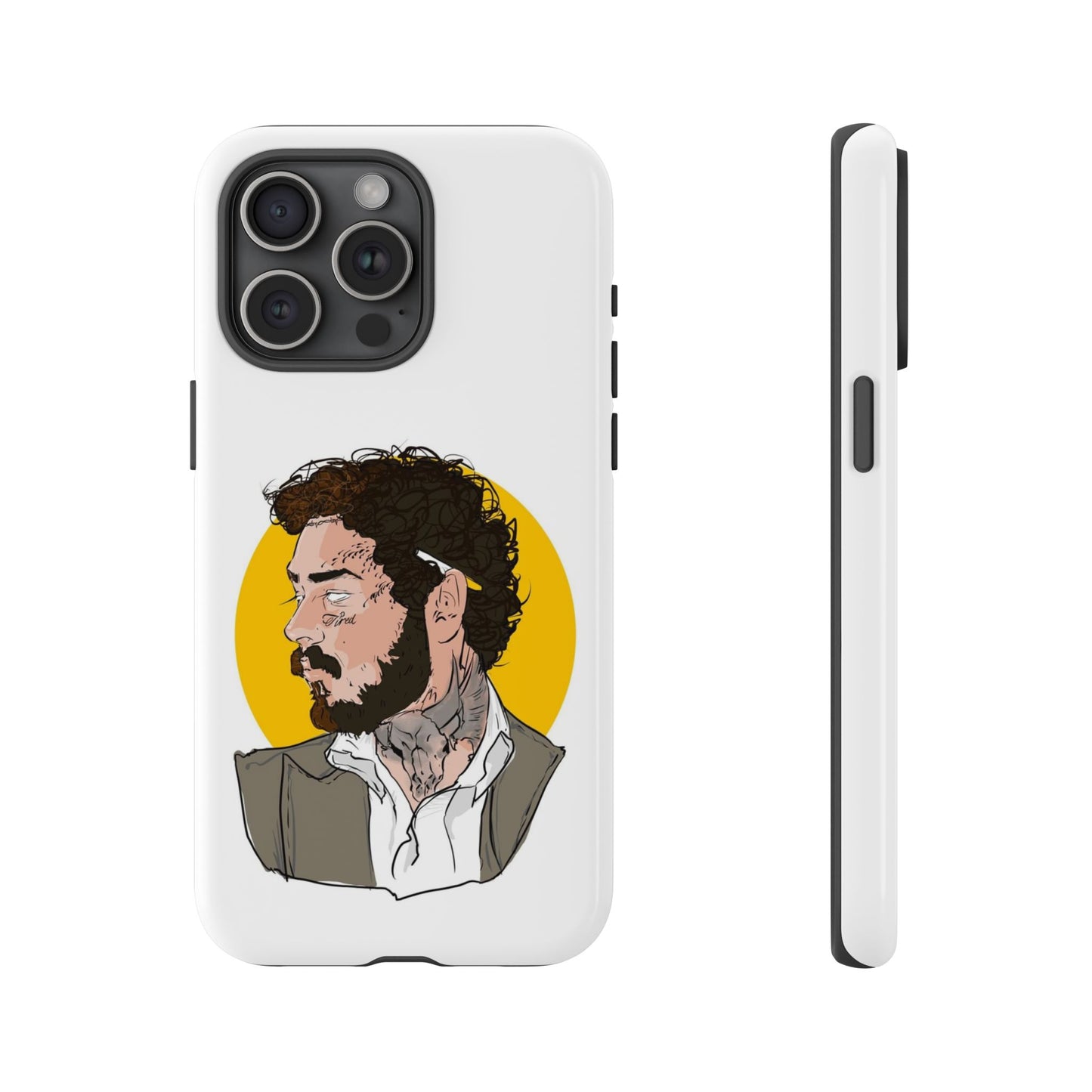 Post Malone iPhone Case - Tough Cases with Unique Illustration Design