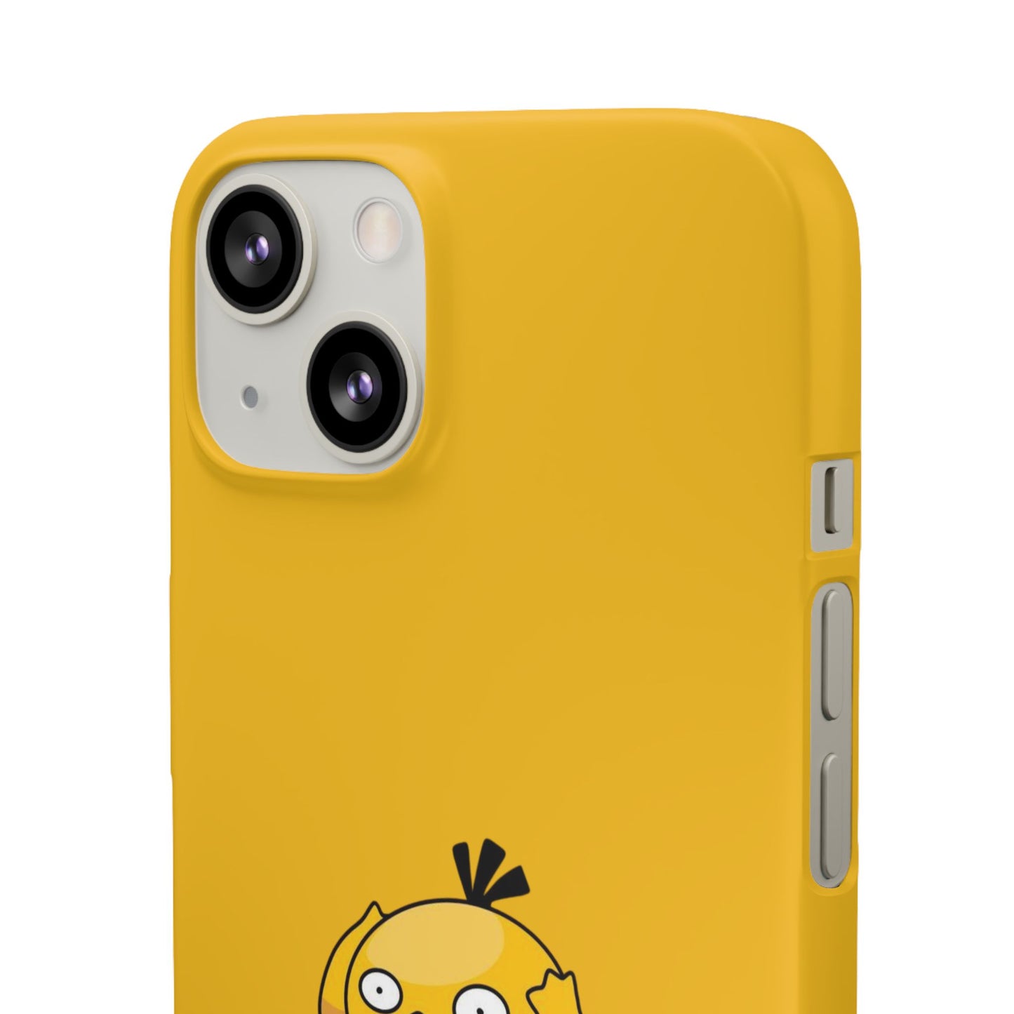 Psyduck Pokemon Snap Phone Cases, Yellow, Cartoon - iPhone, Samsung