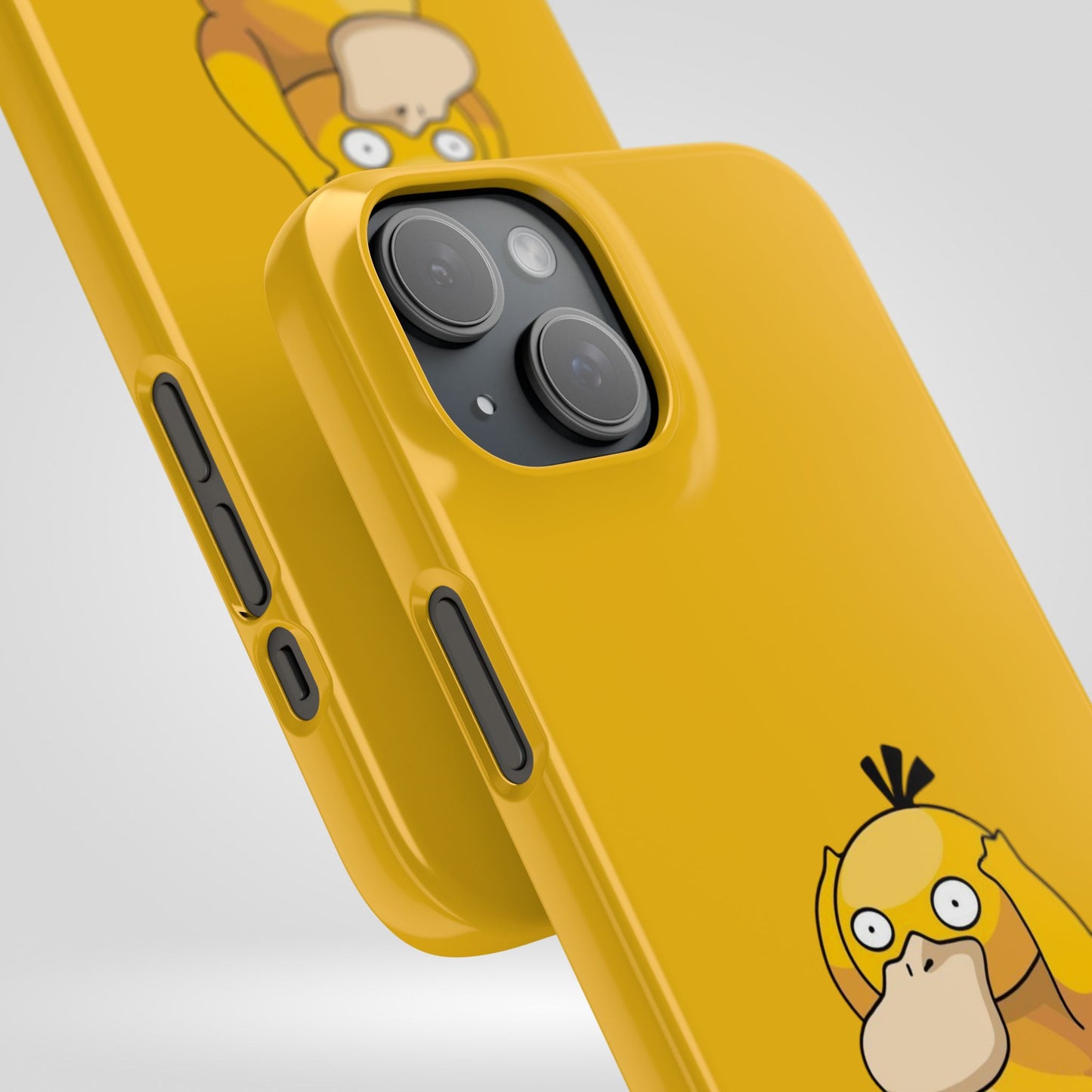 Psyduck Pokemon Snap Phone Cases, Yellow, Cartoon - iPhone, Samsung