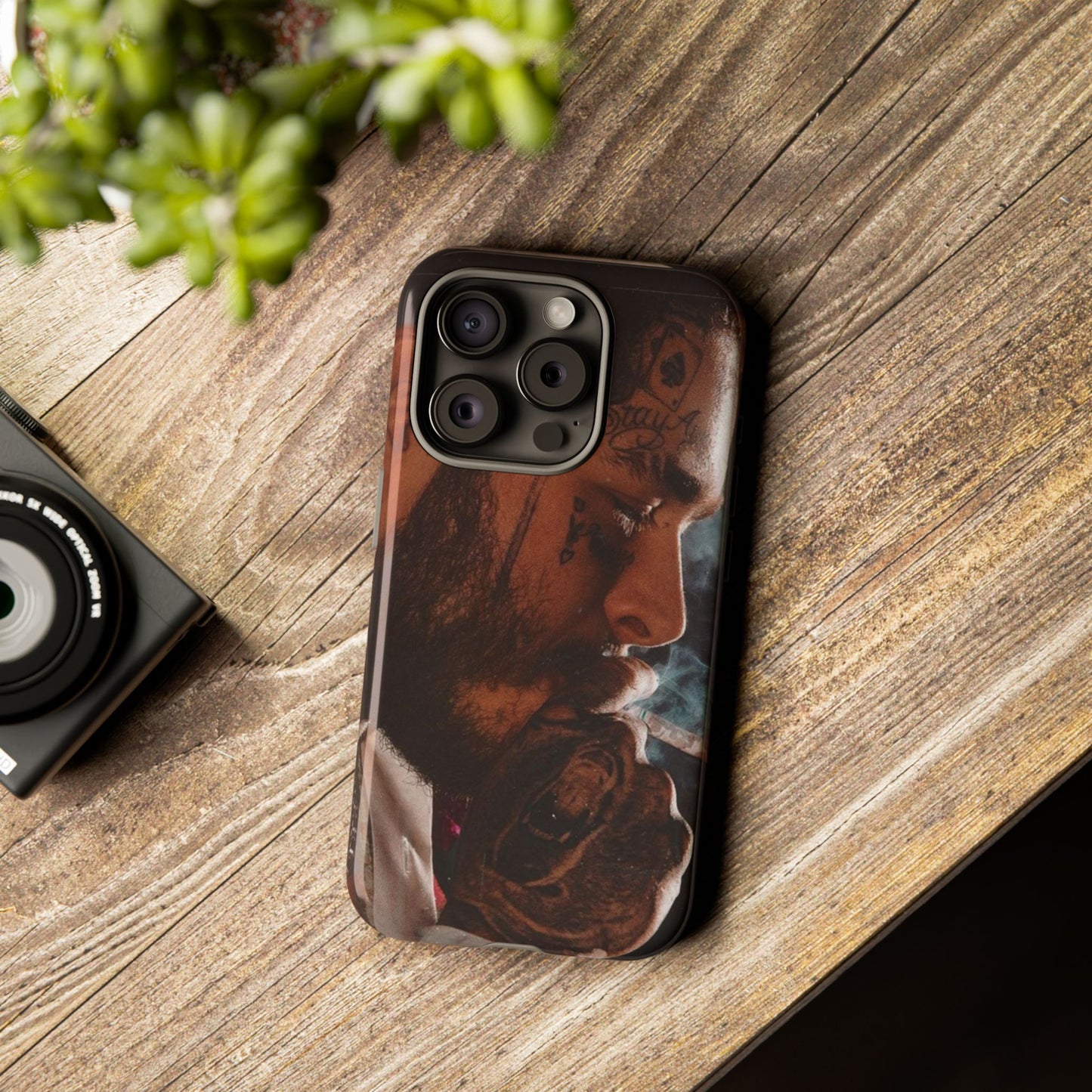 Post Malone Tough Cases for Fans - Artistic Phone Case with Smoky Vibe