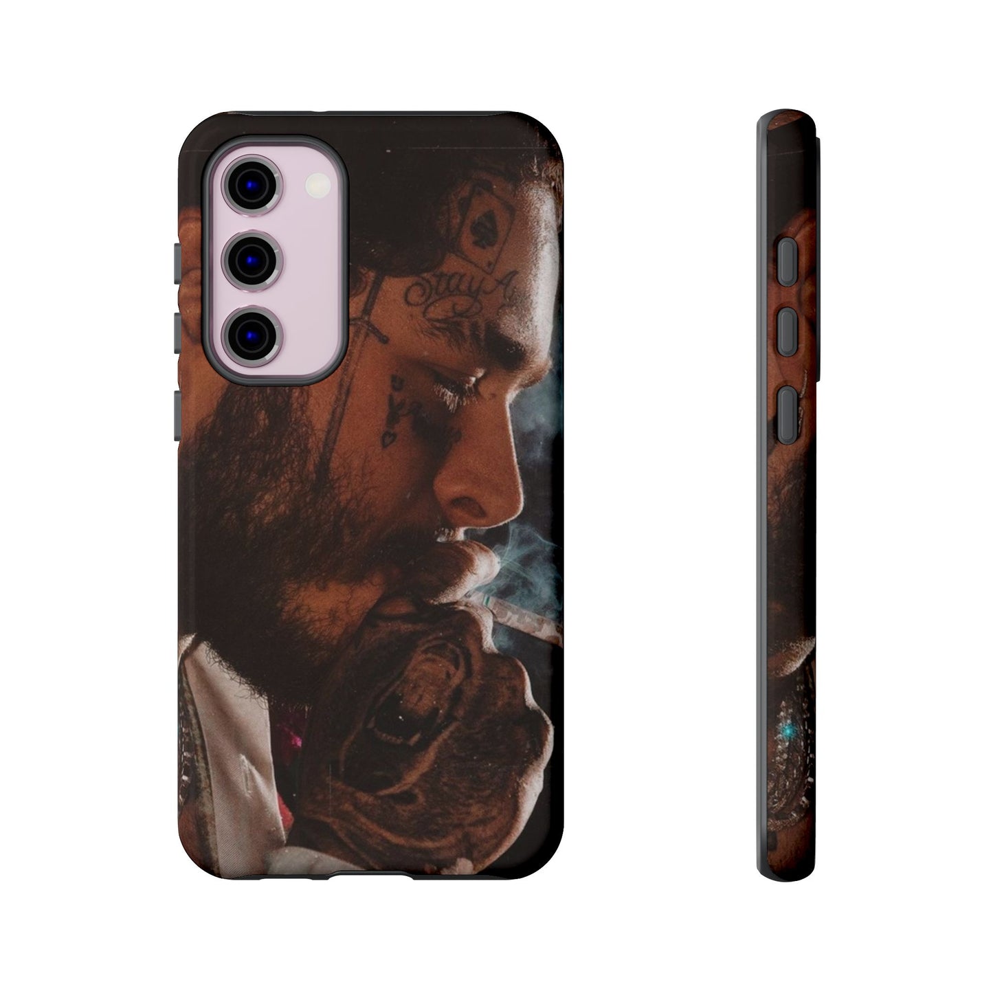 Post Malone Tough Cases for Fans - Artistic Phone Case with Smoky Vibe