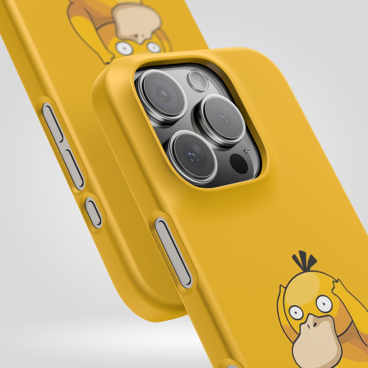 Psyduck Pokemon Snap Phone Cases, Yellow, Cartoon - iPhone, Samsung