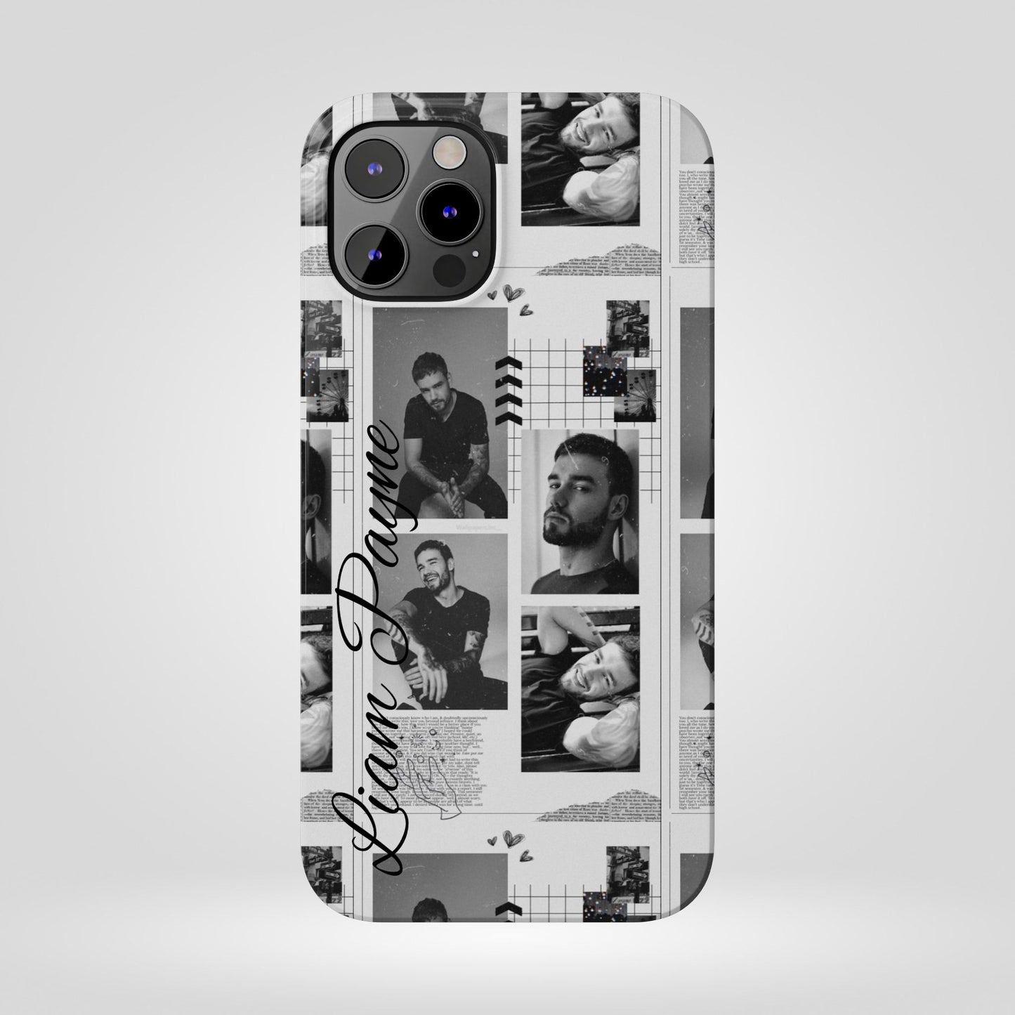 Liam Payne Slim Phone Case - Personalised Collage Design