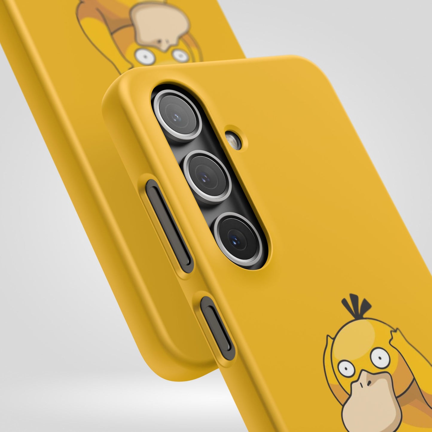Psyduck Pokemon Snap Phone Cases, Yellow, Cartoon - iPhone, Samsung