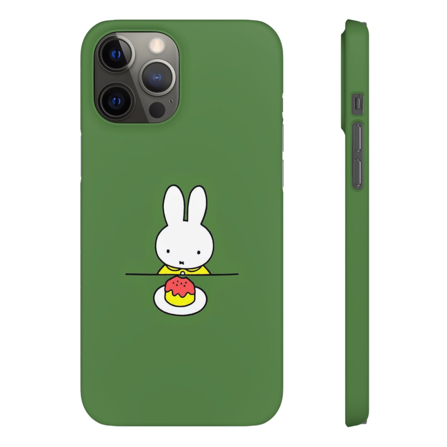 Miffy Phone Case, Snap Case, Green Miffy - iPhone, Samsung