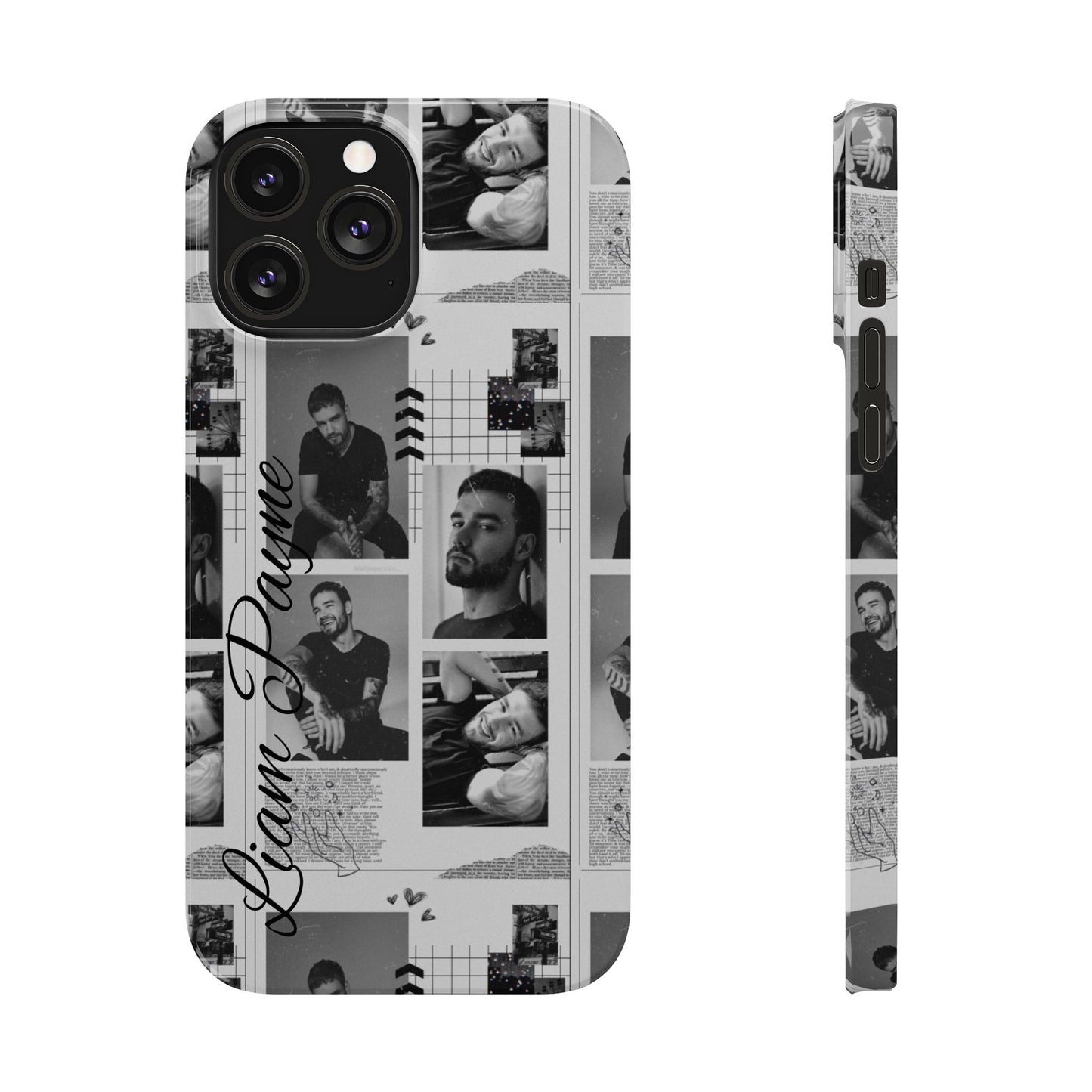Liam Payne Slim Phone Case - Personalised Collage Design