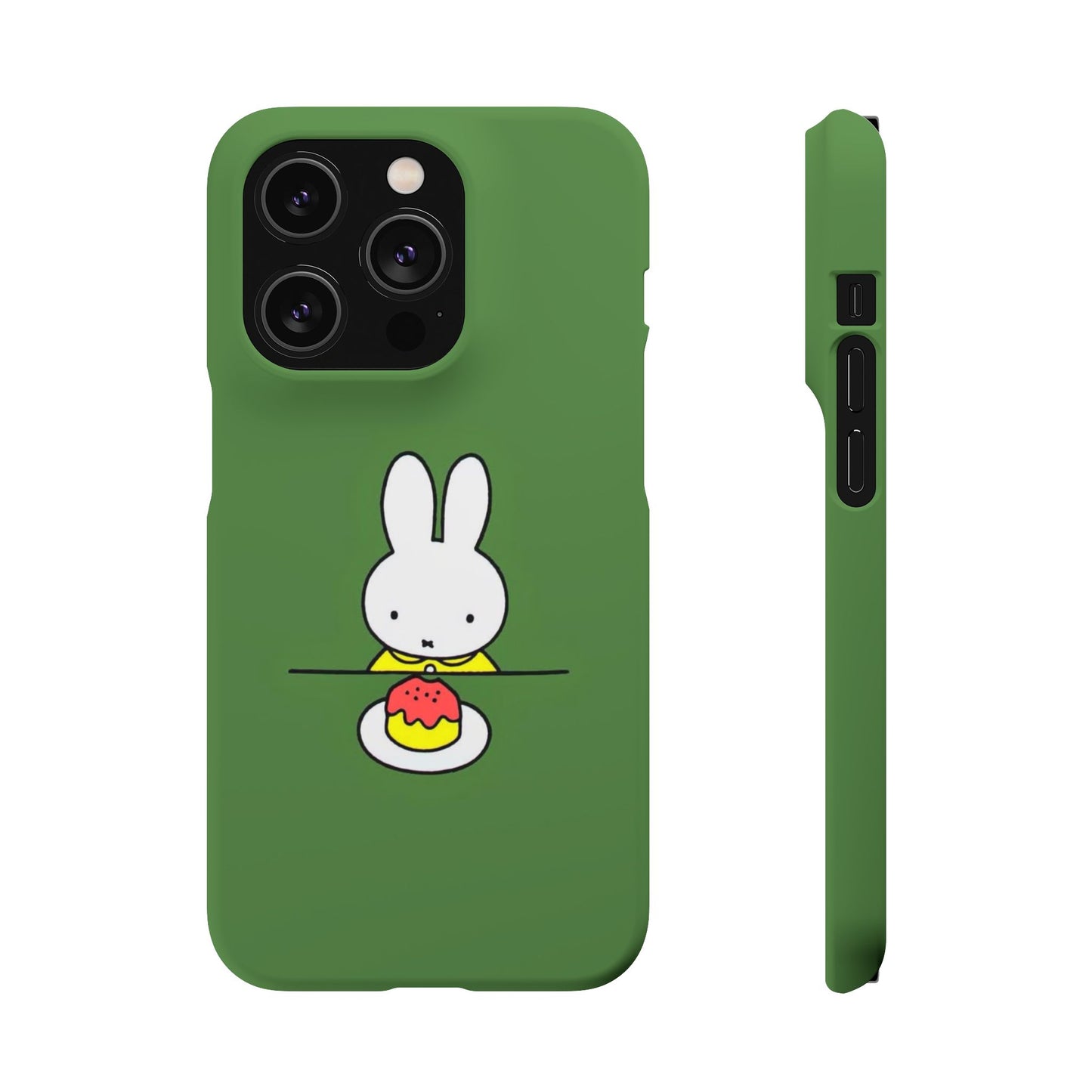 Miffy Phone Case, Snap Case, Green Miffy - iPhone, Samsung