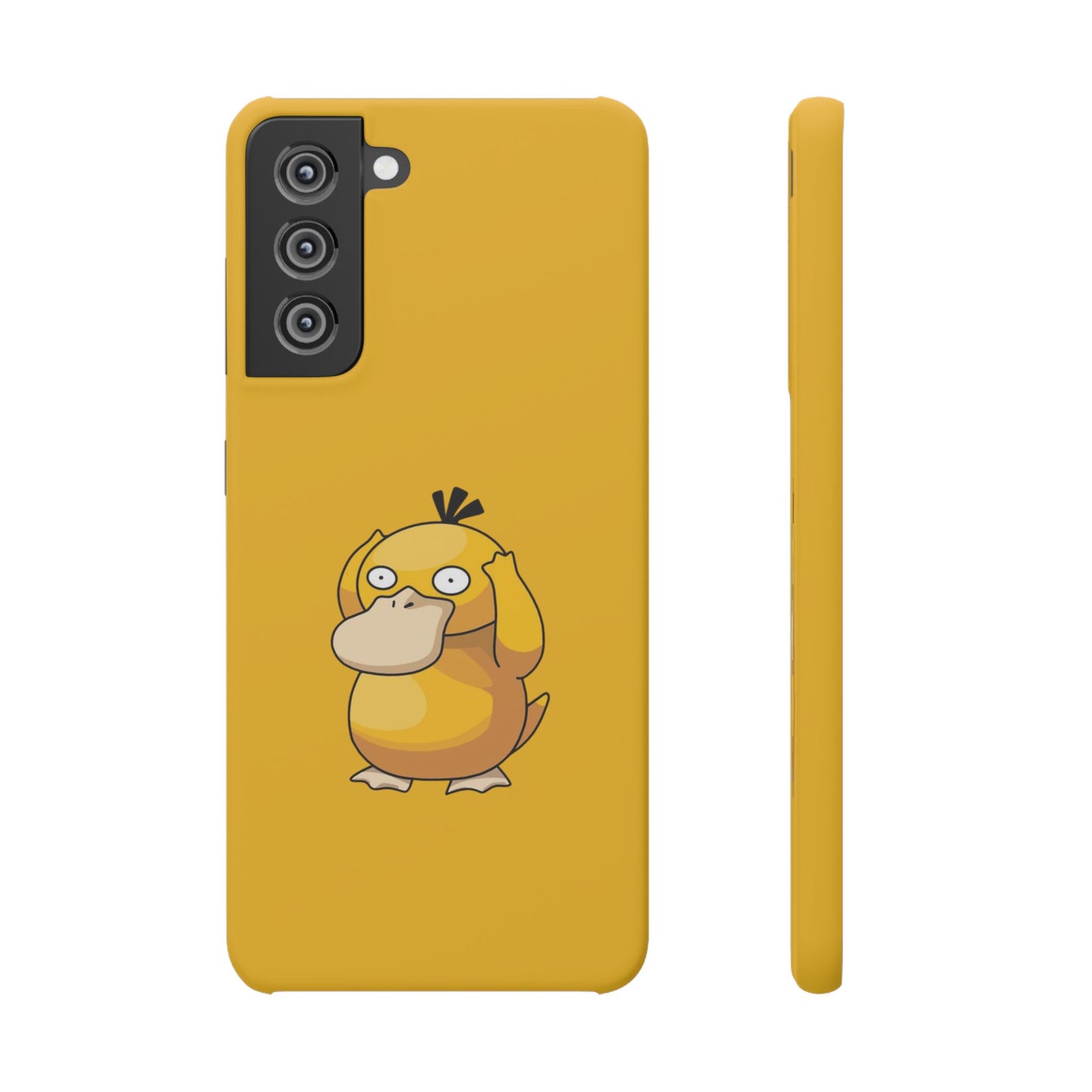 Psyduck Pokemon Snap Phone Cases, Yellow, Cartoon - iPhone, Samsung
