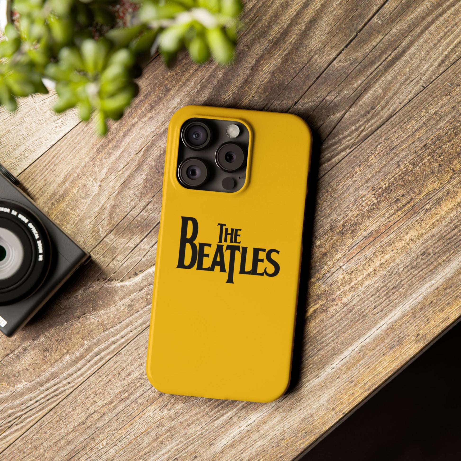The Beatles Basic Yellow Slim Phone Case - iPhone - Roe Creation