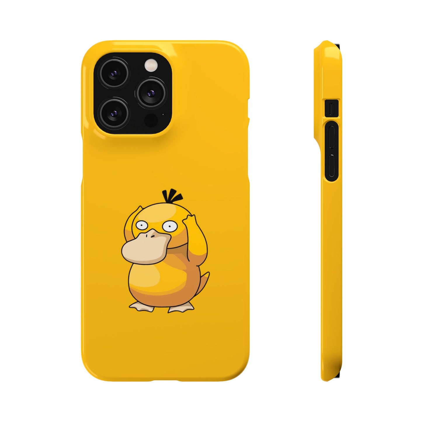 Psyduck Pokemon Snap Phone Cases, Yellow, Cartoon - iPhone, Samsung