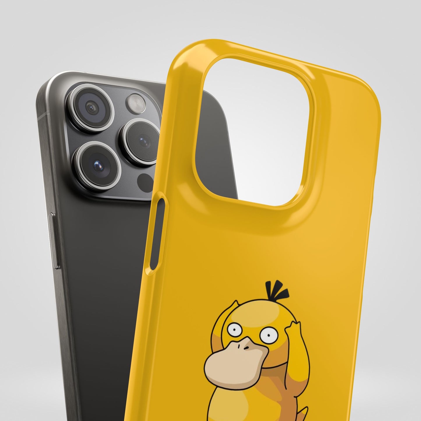 Psyduck Pokemon Snap Phone Cases, Yellow, Cartoon - iPhone, Samsung