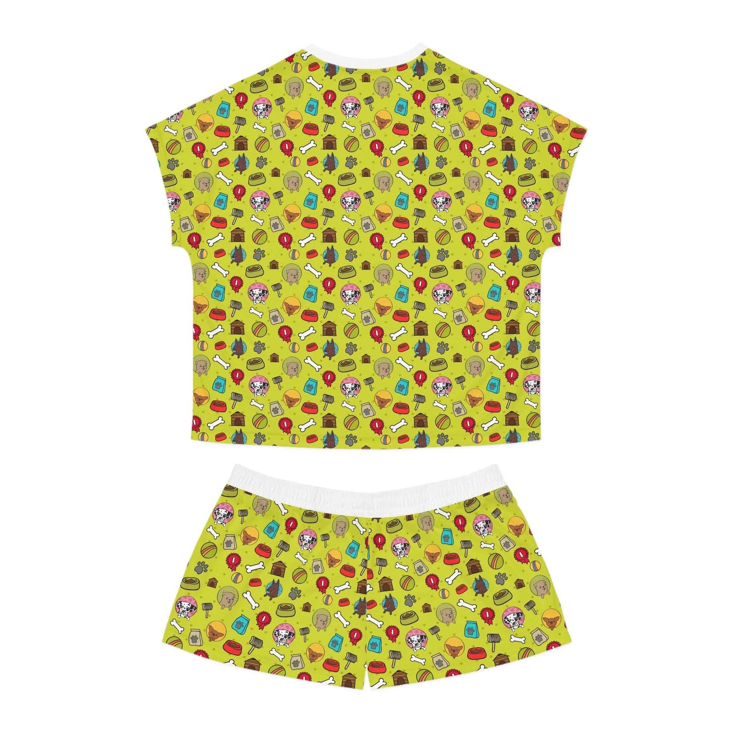 Fun & Colorful Women's Short Pajama Set | Cozy Sleepwear, Gift for Her, Summer - Roe Creation