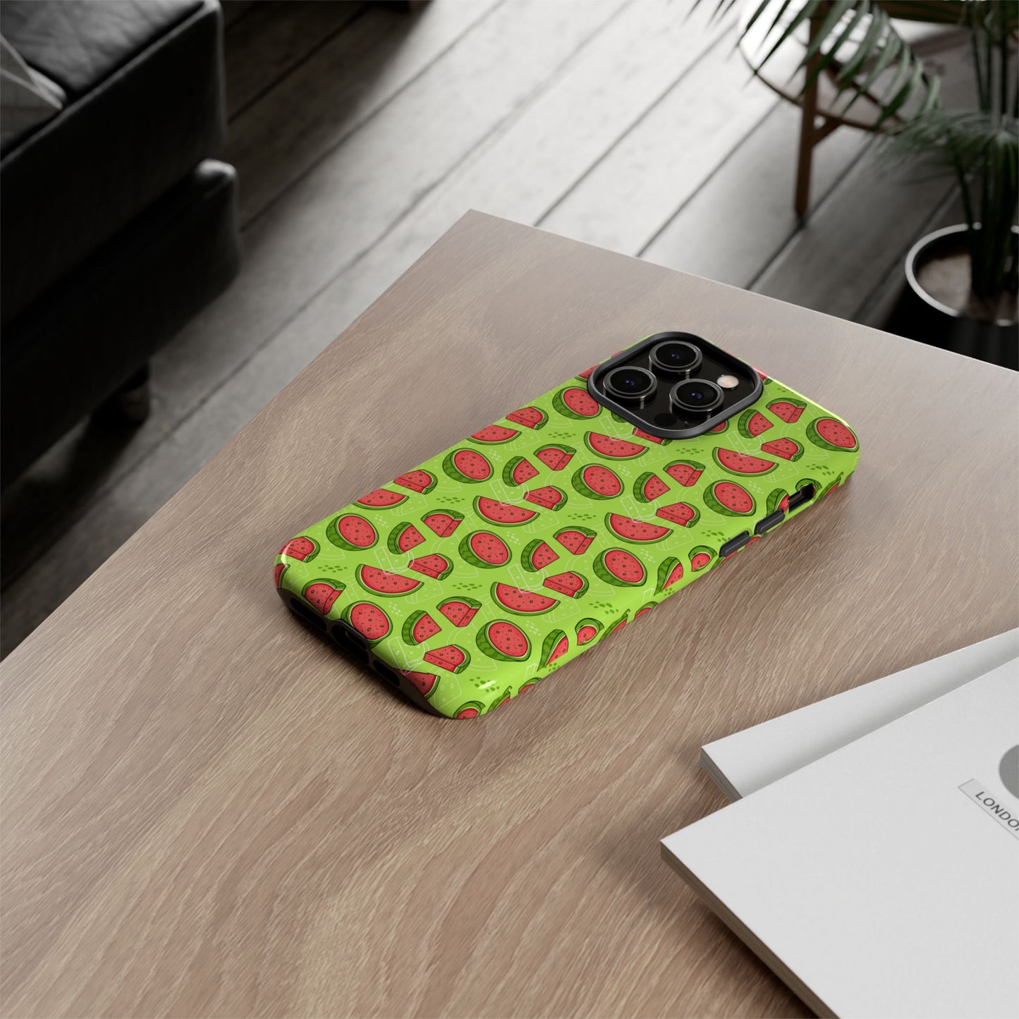 Watermelon Tough iPhone Case – Vibrant Fruit Phone Cover for Summer Vibes - Roe Creation