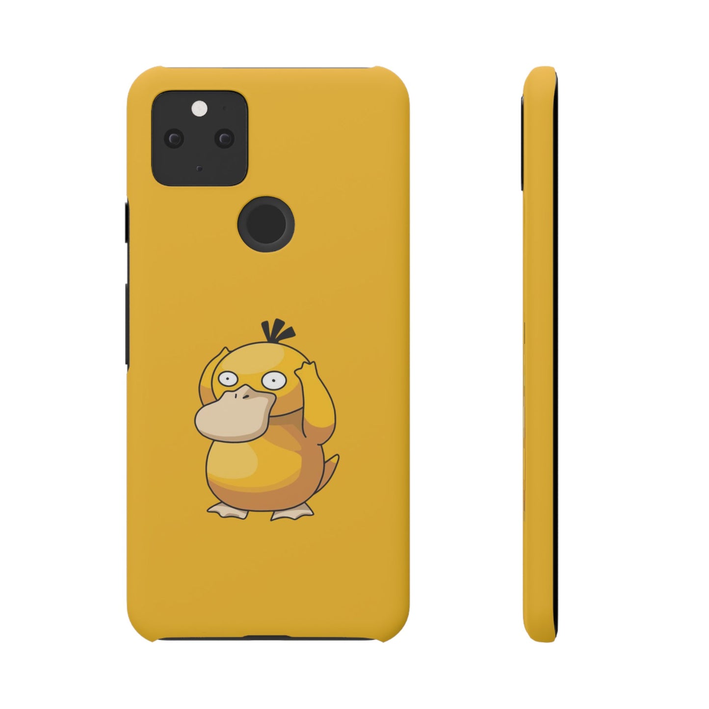 Psyduck Pokemon Snap Phone Cases, Yellow, Cartoon - iPhone, Samsung