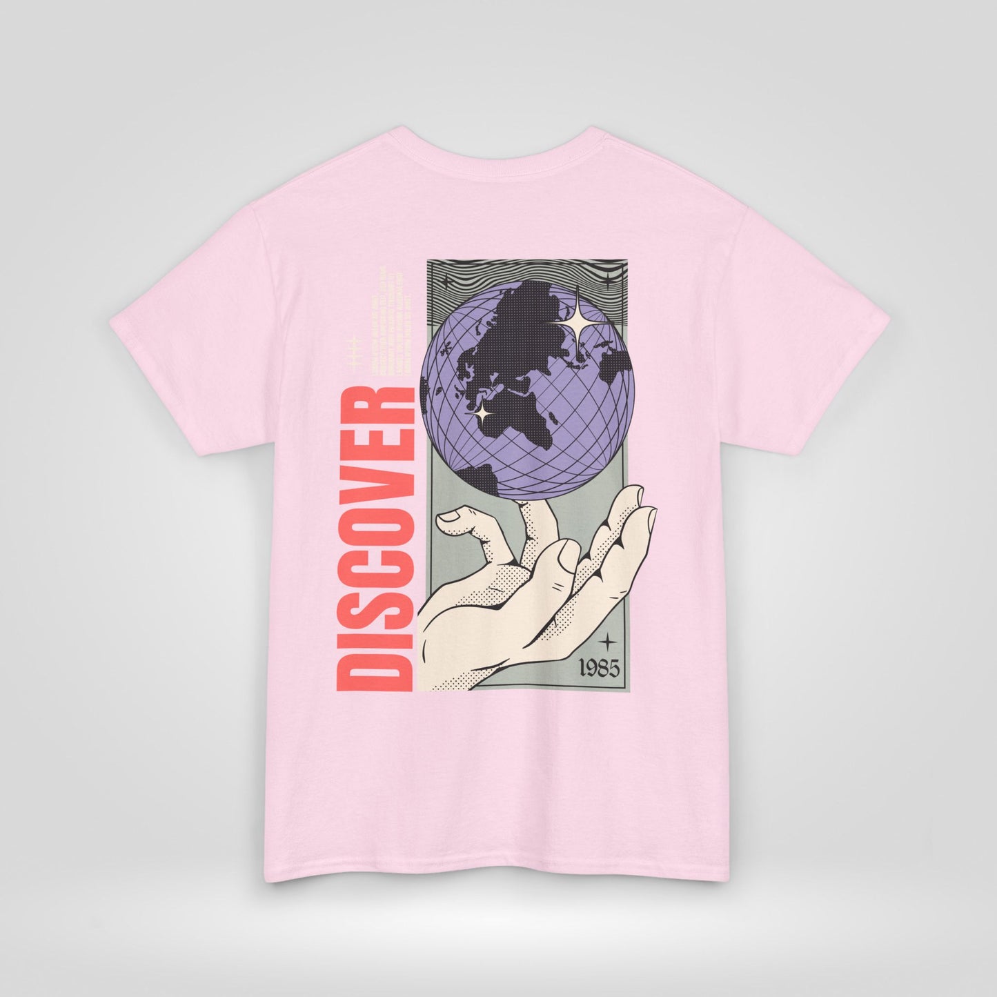 Discover Unisex Heavy Cotton Tee - Inspirational Global Design