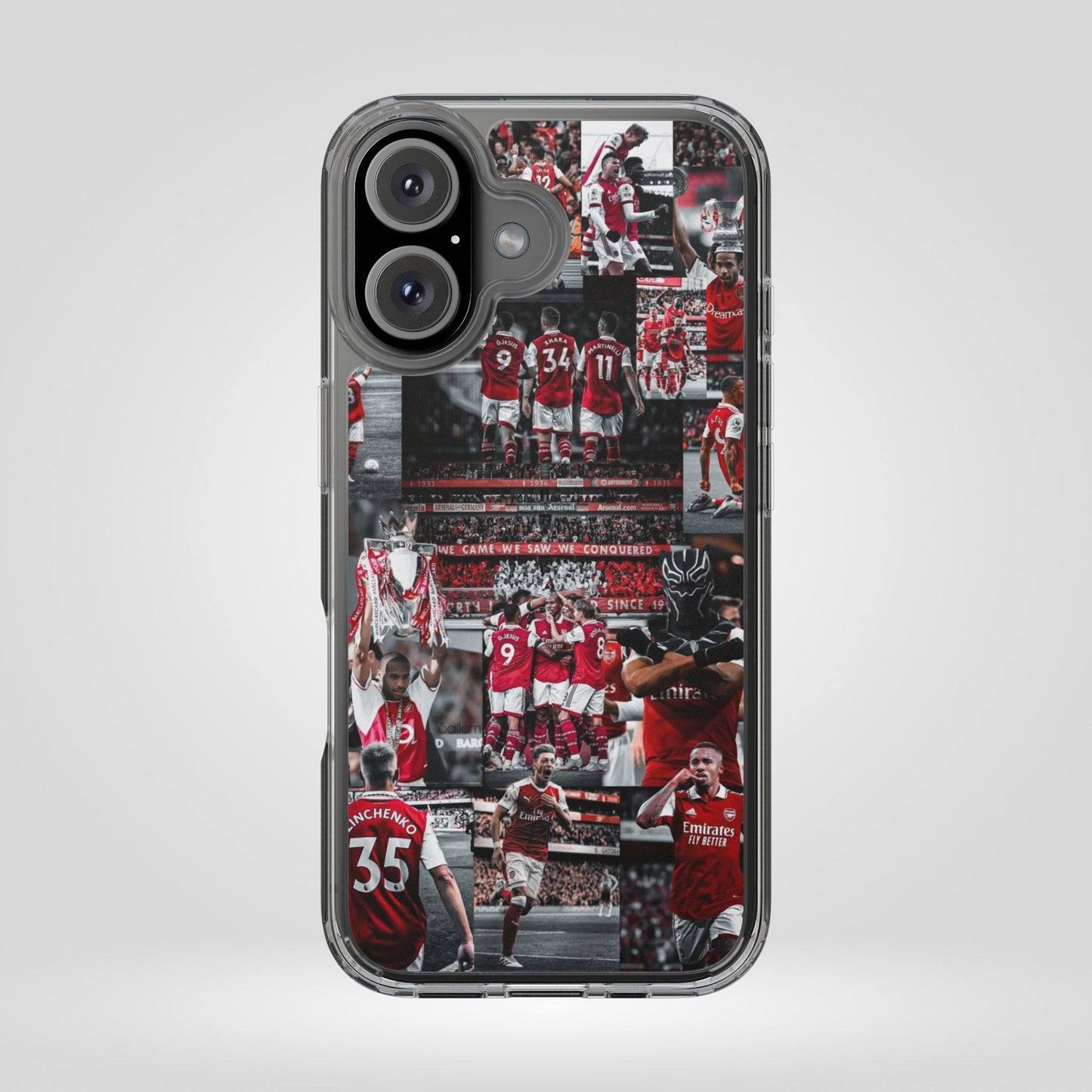 Arsenal Clear Phone Case - Stylish Fan Accessories for Game Day