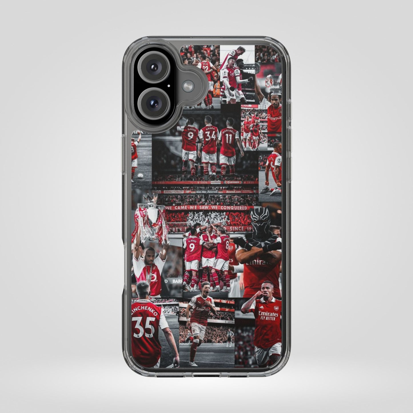 Arsenal Clear Phone Case - Stylish Fan Accessories for Game Day