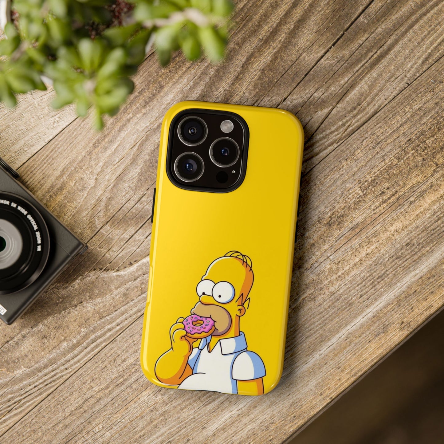 Homer Simpson Phone Case - iPhone, Samsung, Unique Protection for Fans, Cartoon Phone Cover, Gift for Simpsons Lovers, Durable Tough Case