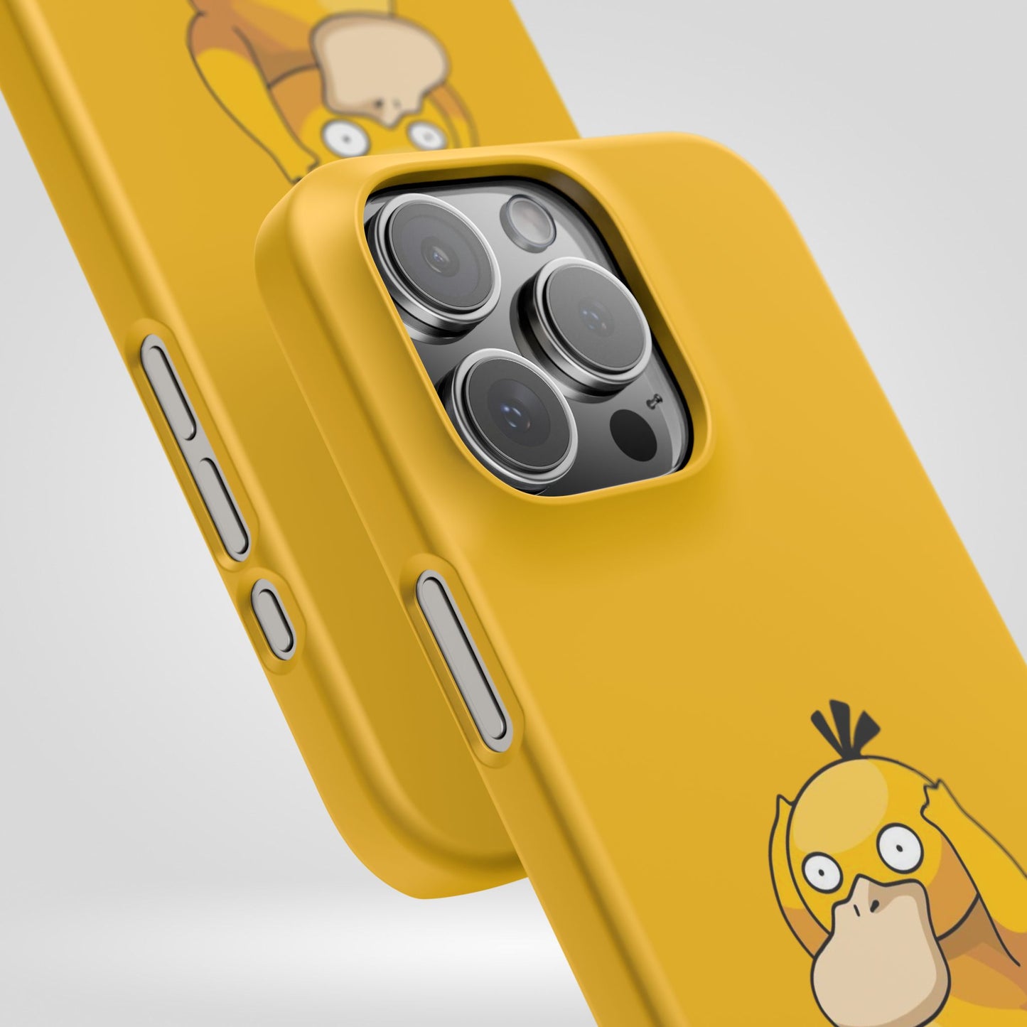 Psyduck Pokemon Snap Phone Cases, Yellow, Cartoon - iPhone, Samsung
