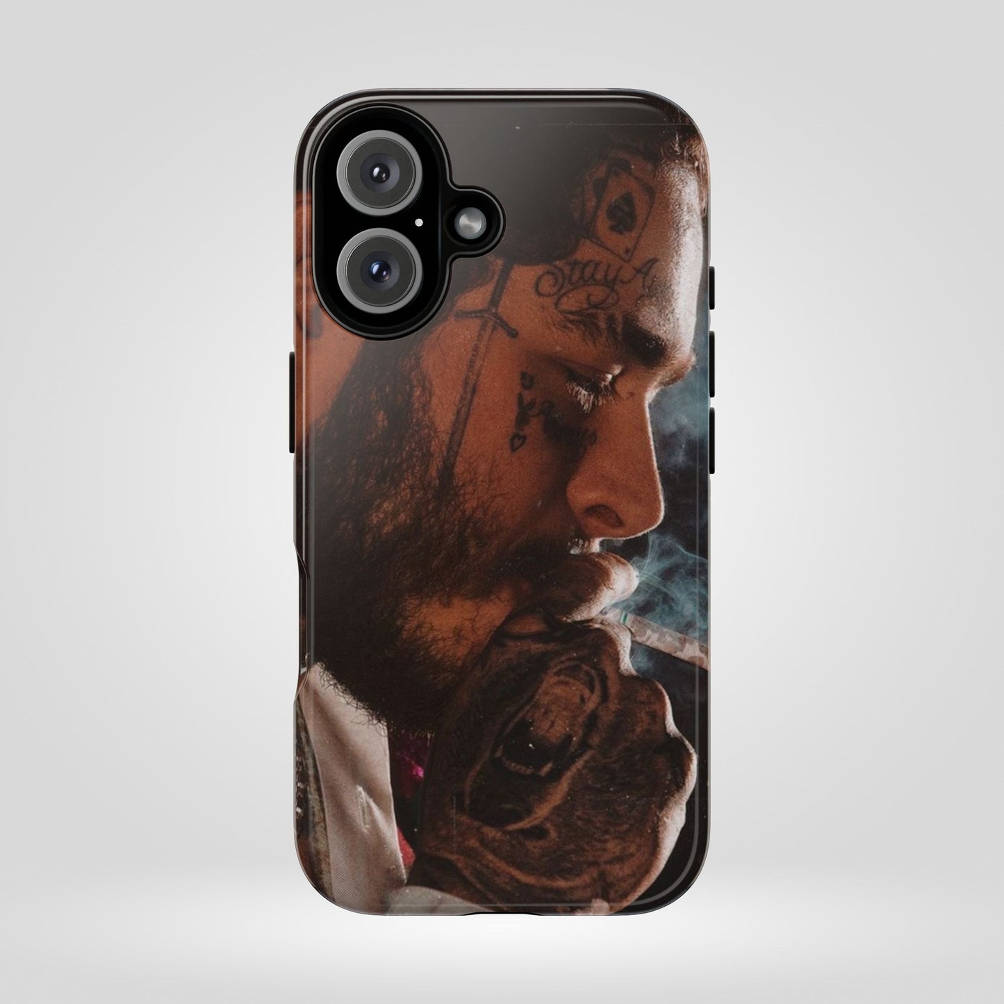 Post Malone Tough Cases for Fans - Artistic Phone Case with Smoky Vibe