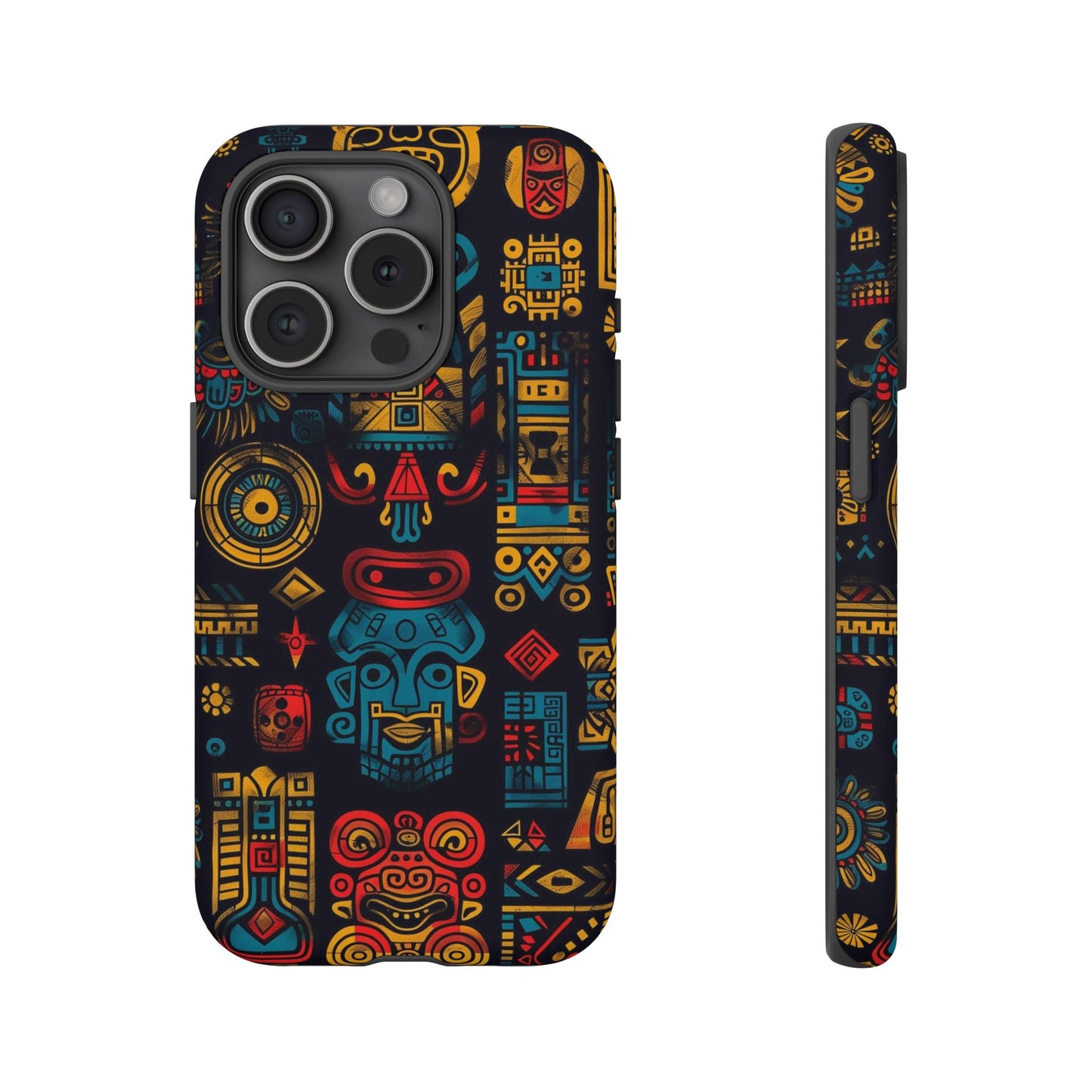 Vibrant Aztec iPhone Case - Tough Cases for Unique Style