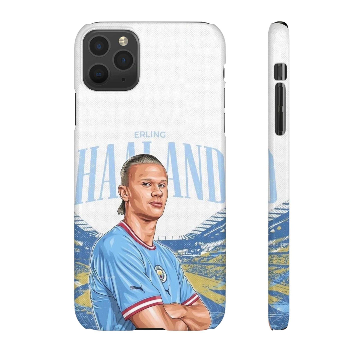 Erling Haaland Snap Case | Personalized Phone Case for Manchester City Fans.