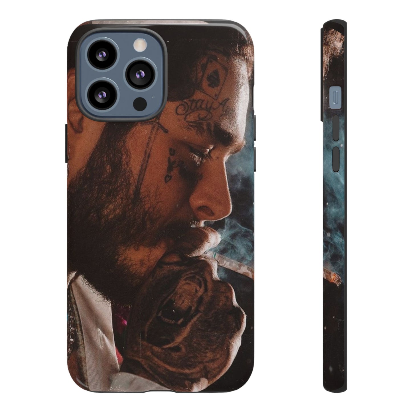 Post Malone Tough Cases for Fans - Artistic Phone Case with Smoky Vibe