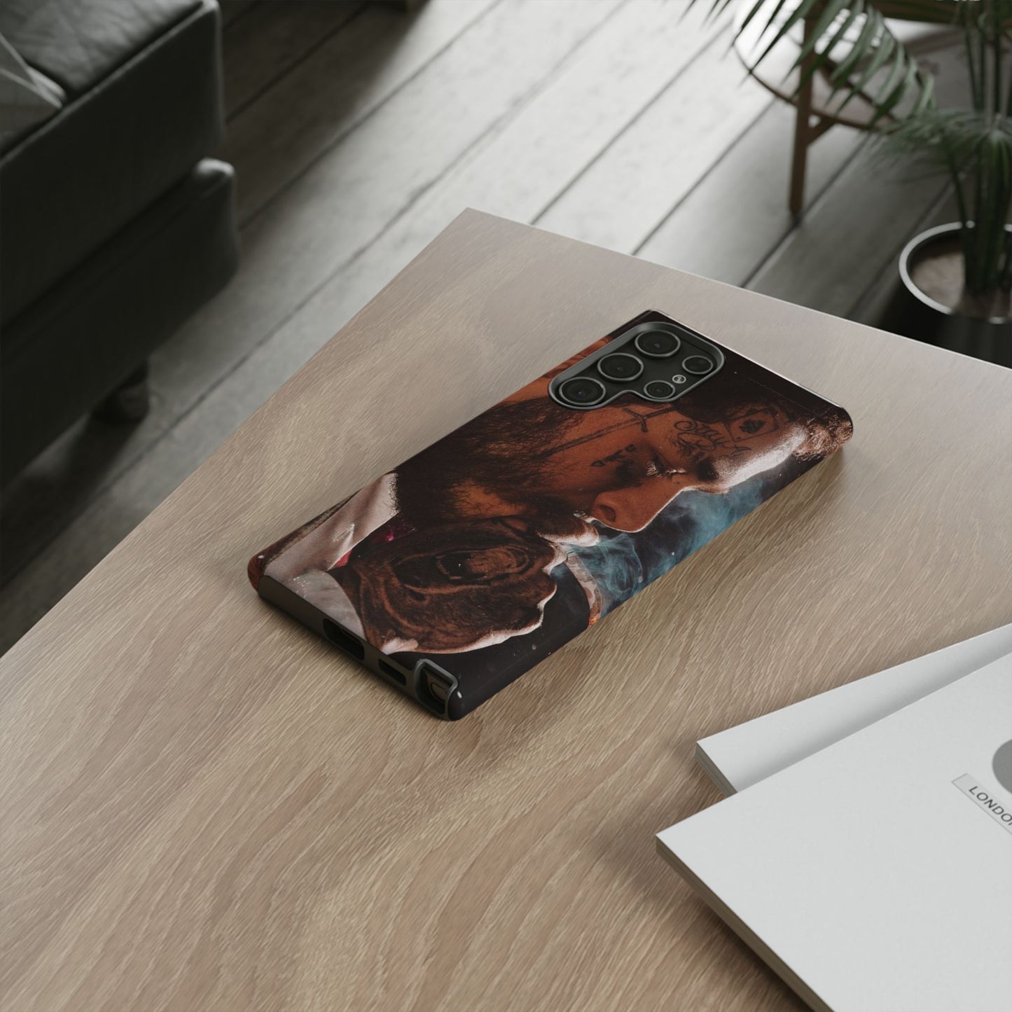 Post Malone Tough Cases for Fans - Artistic Phone Case with Smoky Vibe